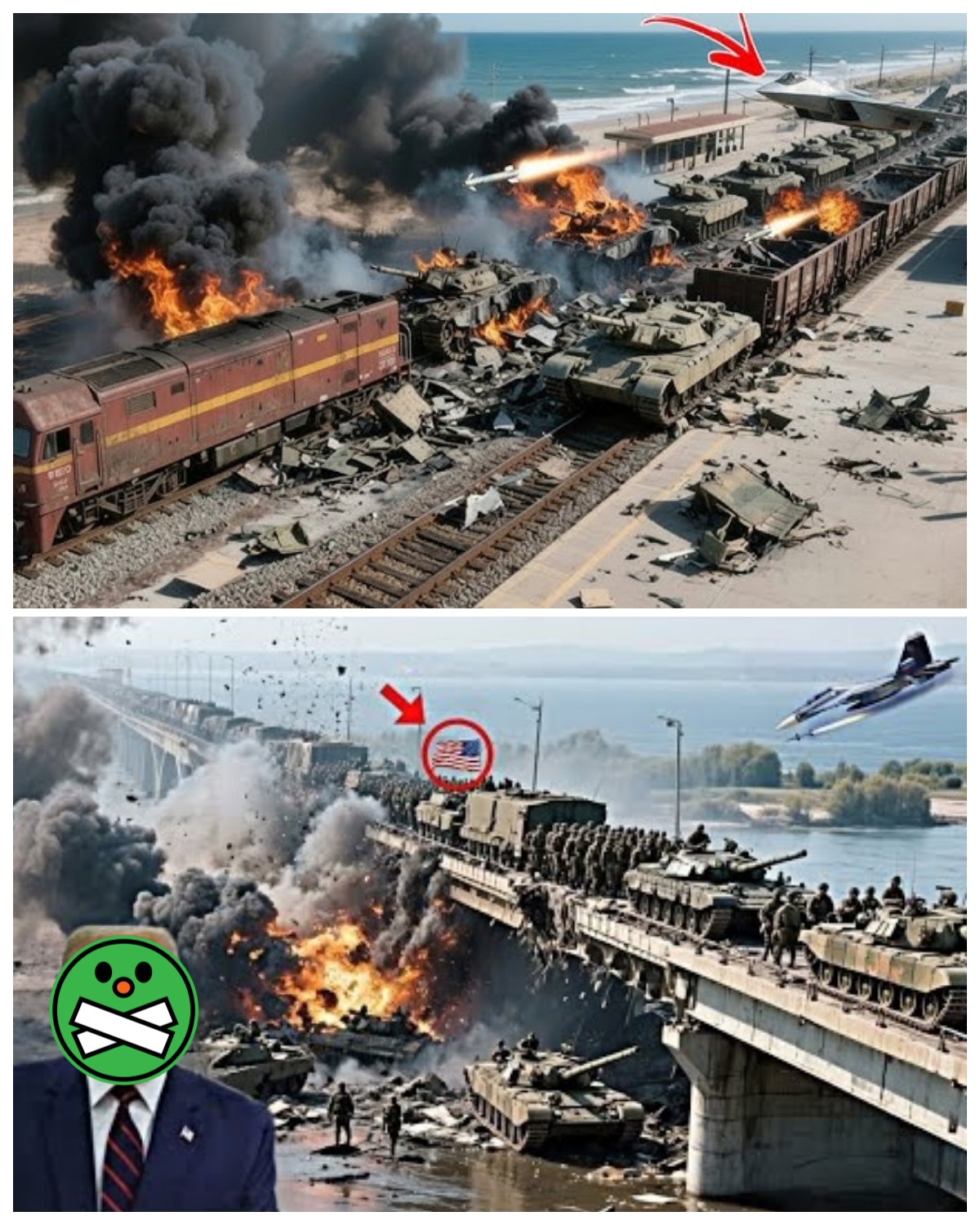 13 minutes ago, Russian Yak-140 pilots destroyed 500 US tanks on the Bridge.