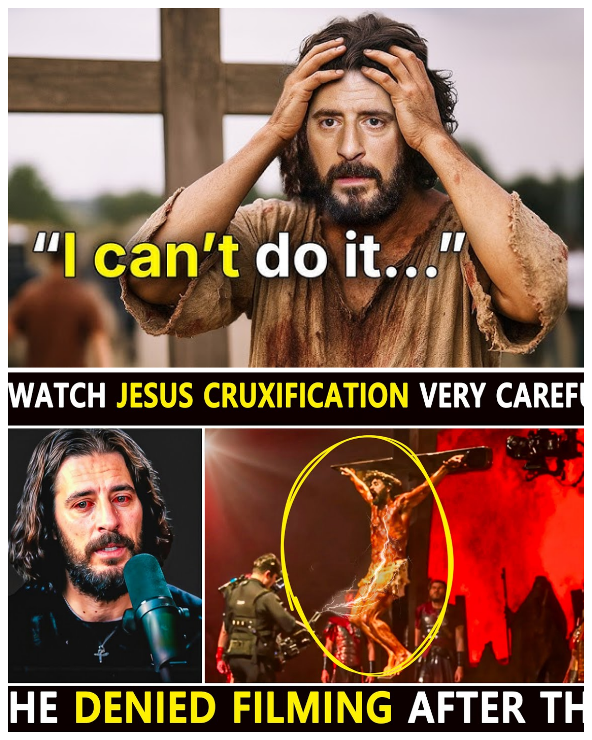 Jonathan Cries Out: Watch Miracle Happened While Filming Jesus’ Crucifixion Scene in Season 6
