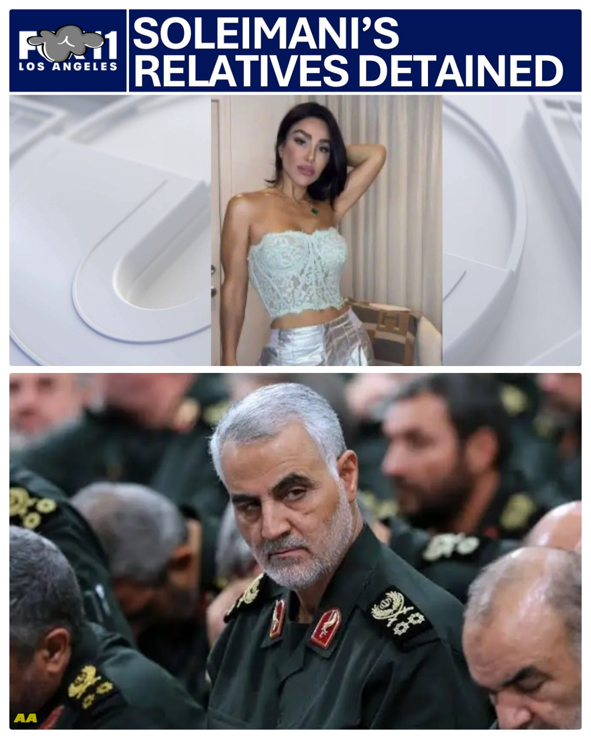 ICE arrests Qasem Soleimani’s niece in Los Angeles