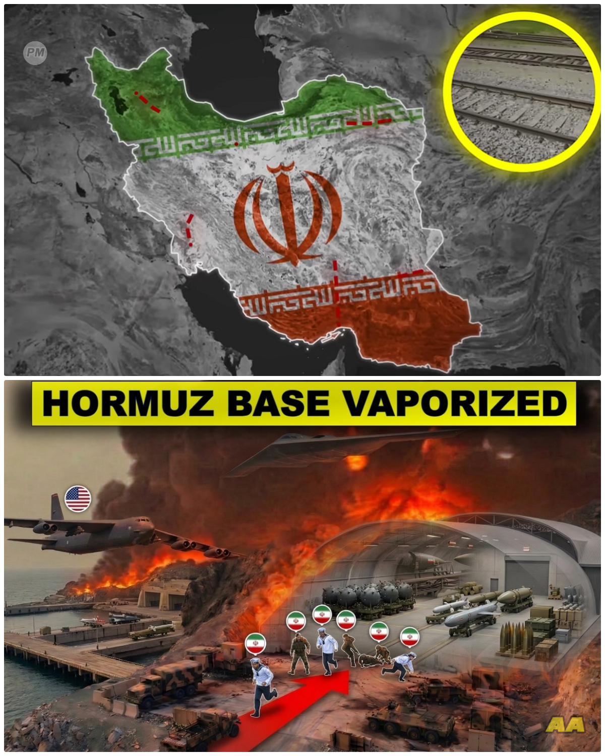 Iran’s Main Railway Lines Cut Off! 1 Million Iranian Troops STRANDED Helplessly without Supply