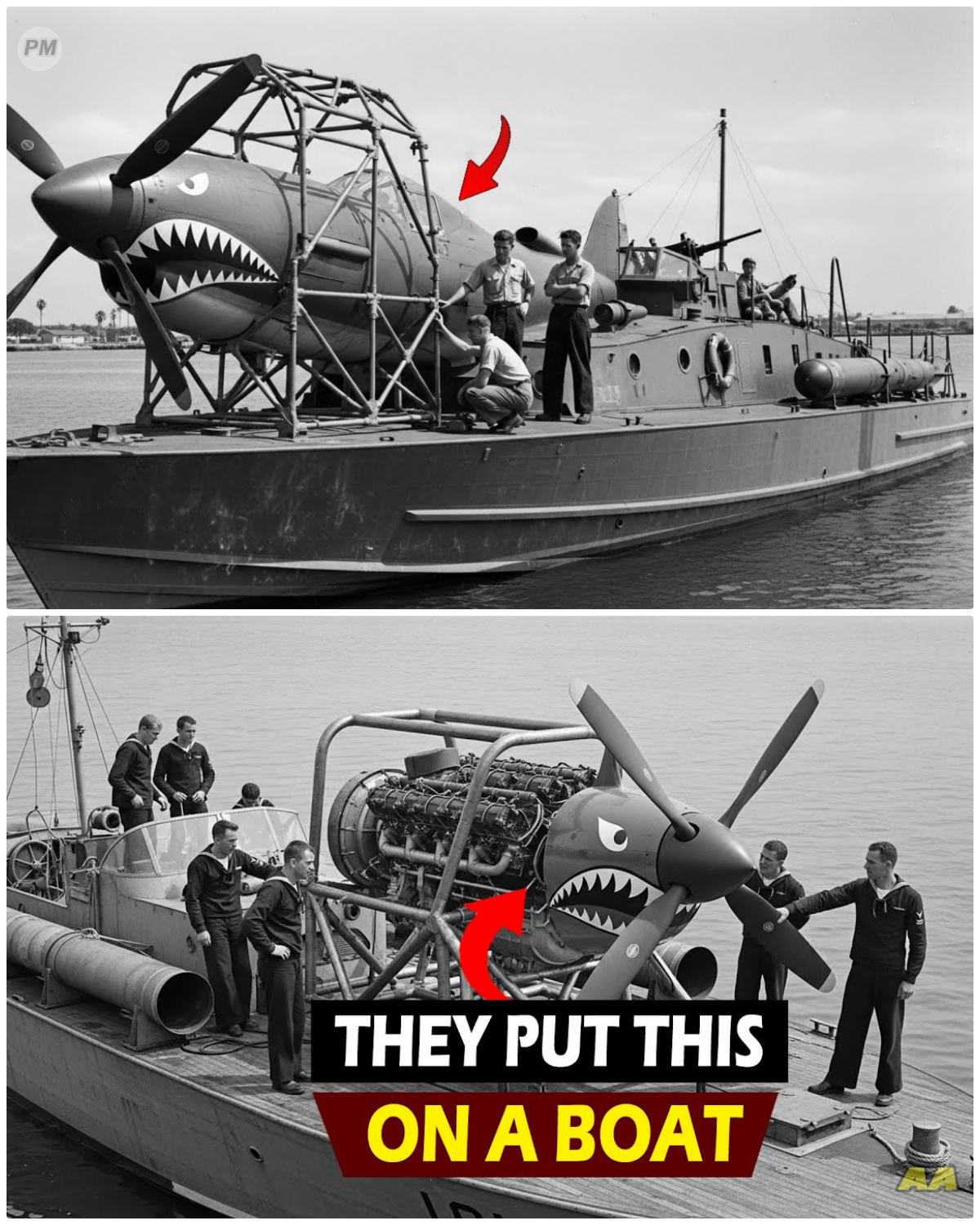 When They Put a P-39 Nose on a Tiny Boat — Japanese Called Them “Devil Boats”