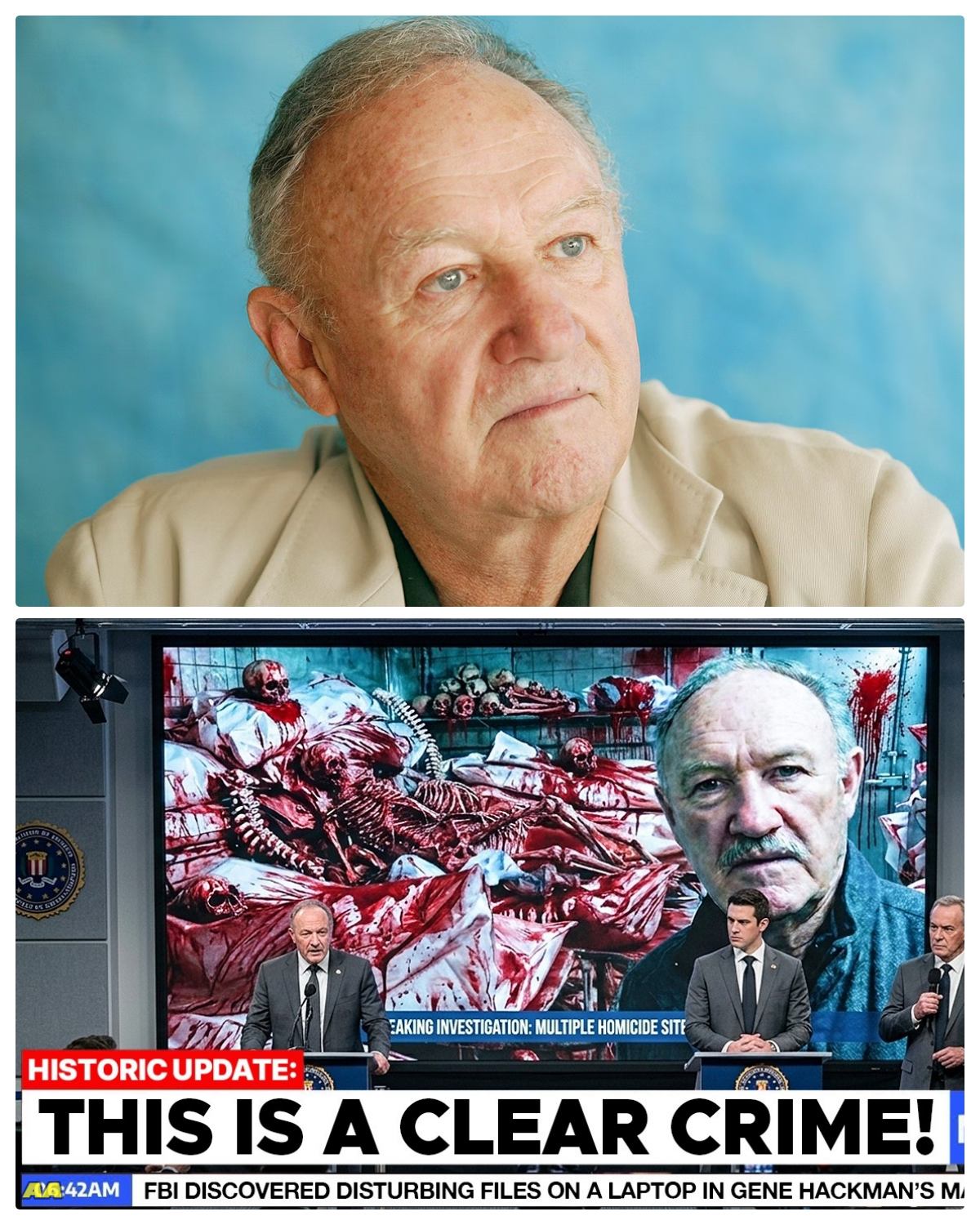 FBI Discovered Disturbing Files on a Laptop in Gene Hackman’s Mansion