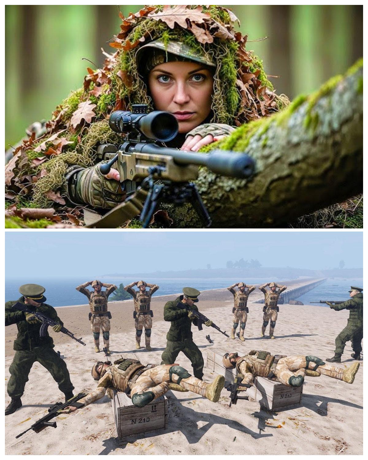 Not Afraid to Die! Female Sniper Breaks Through Marine Defenses To Rescue 48 Captive Soldiers