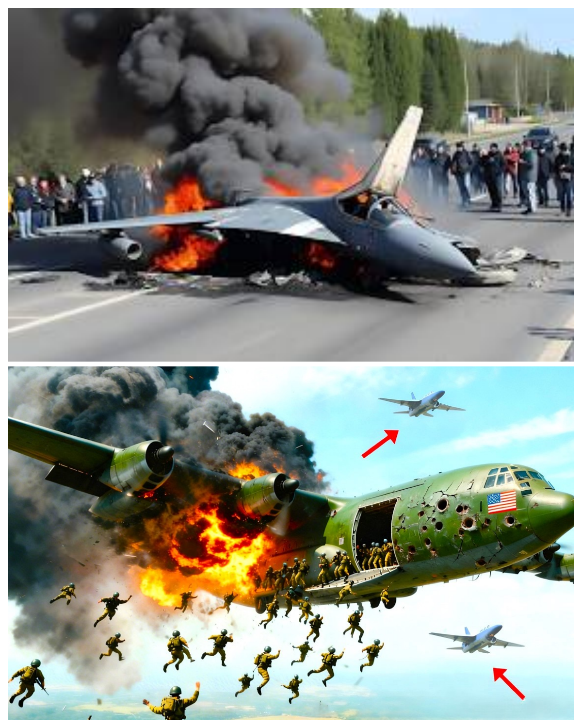 2 hours ago! C-130 Shot Down by Russian Yak-141 Fighter Jet | Air Combat