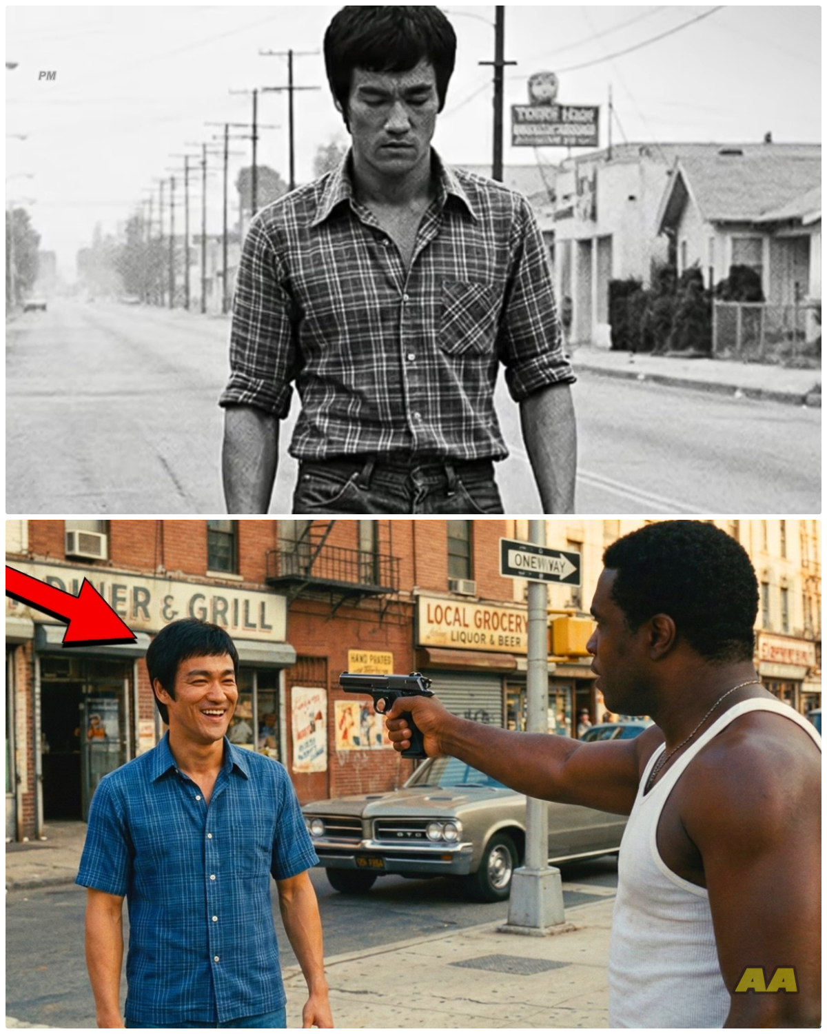 A Street Robber Tried to Rob Bruce Lee… Then Bruce Started Laughing