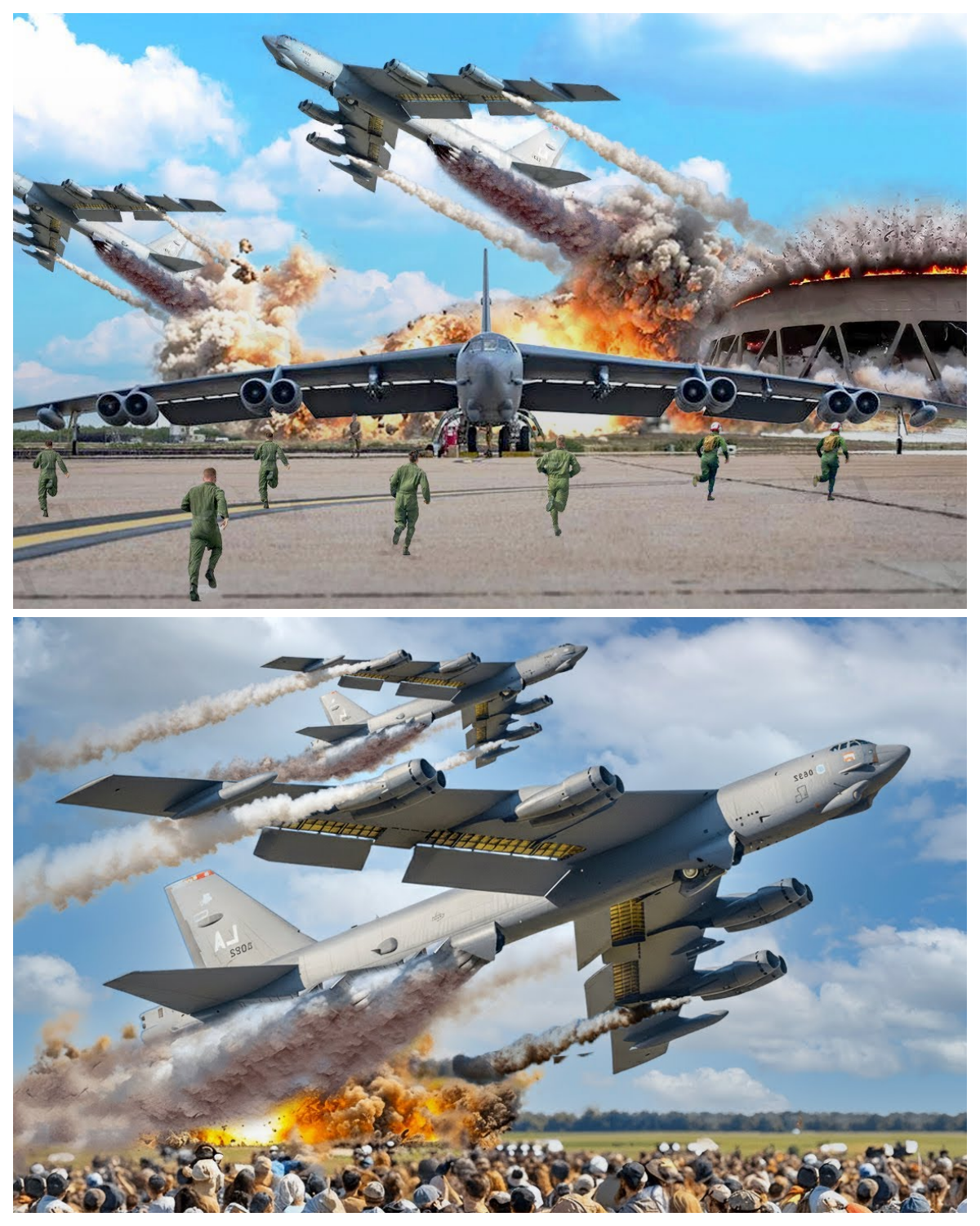 Caracas Shocked! U.S. Air Force B-52 Bomber Pilot Takes Off in an Emergency