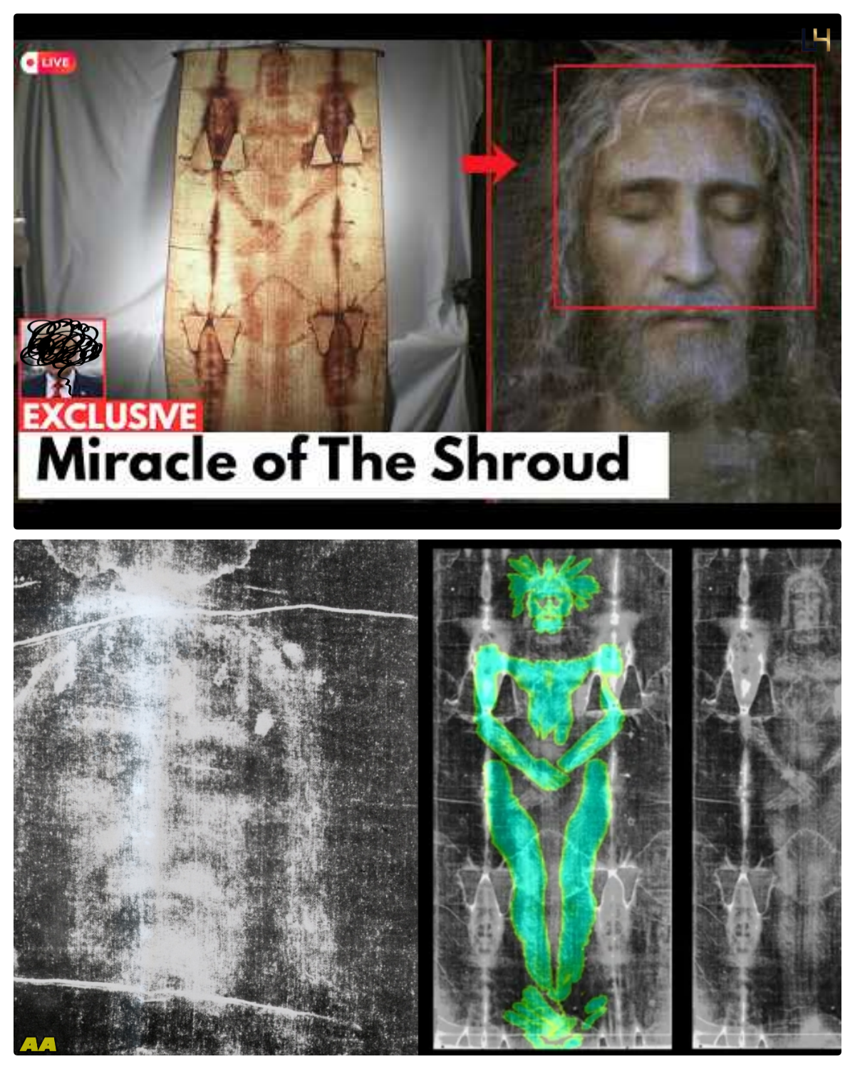 Scientists Accidentally Proved The Resurrection Was Real While Testing The Shroud Of Turin.<p>.<p>.<p>