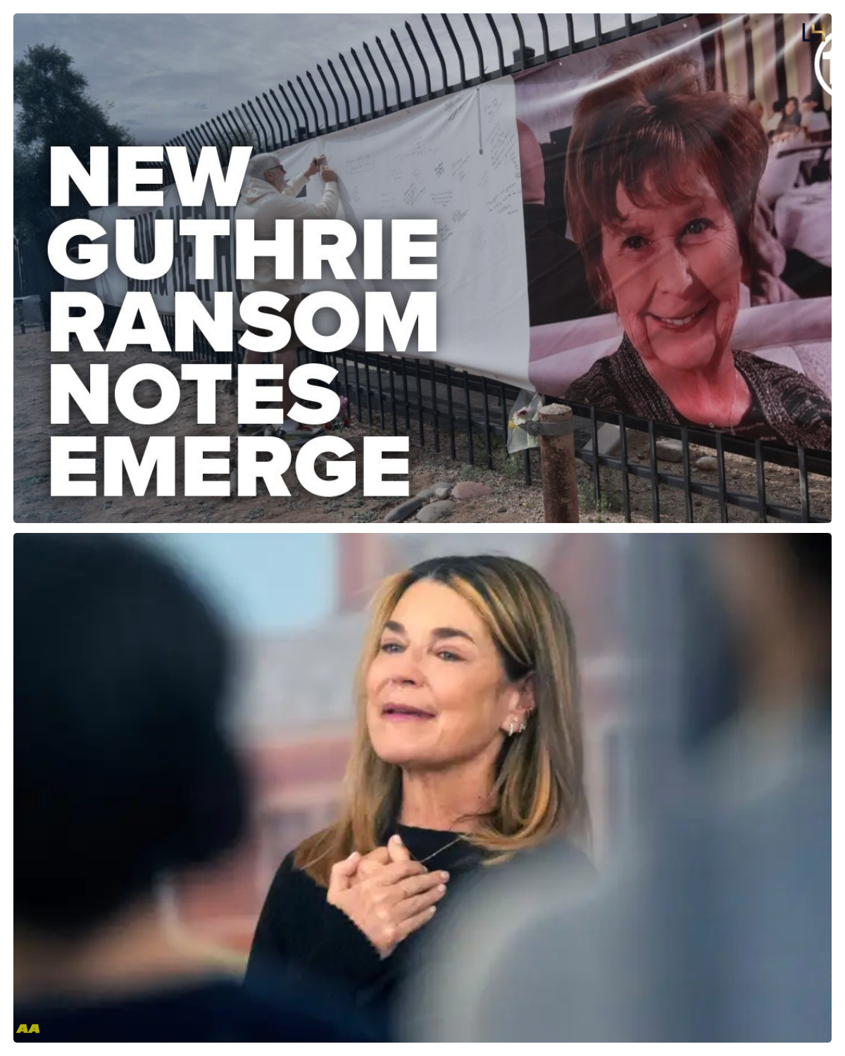 New ransom note claims Nancy Guthrie is dead, prompting FBI investigation