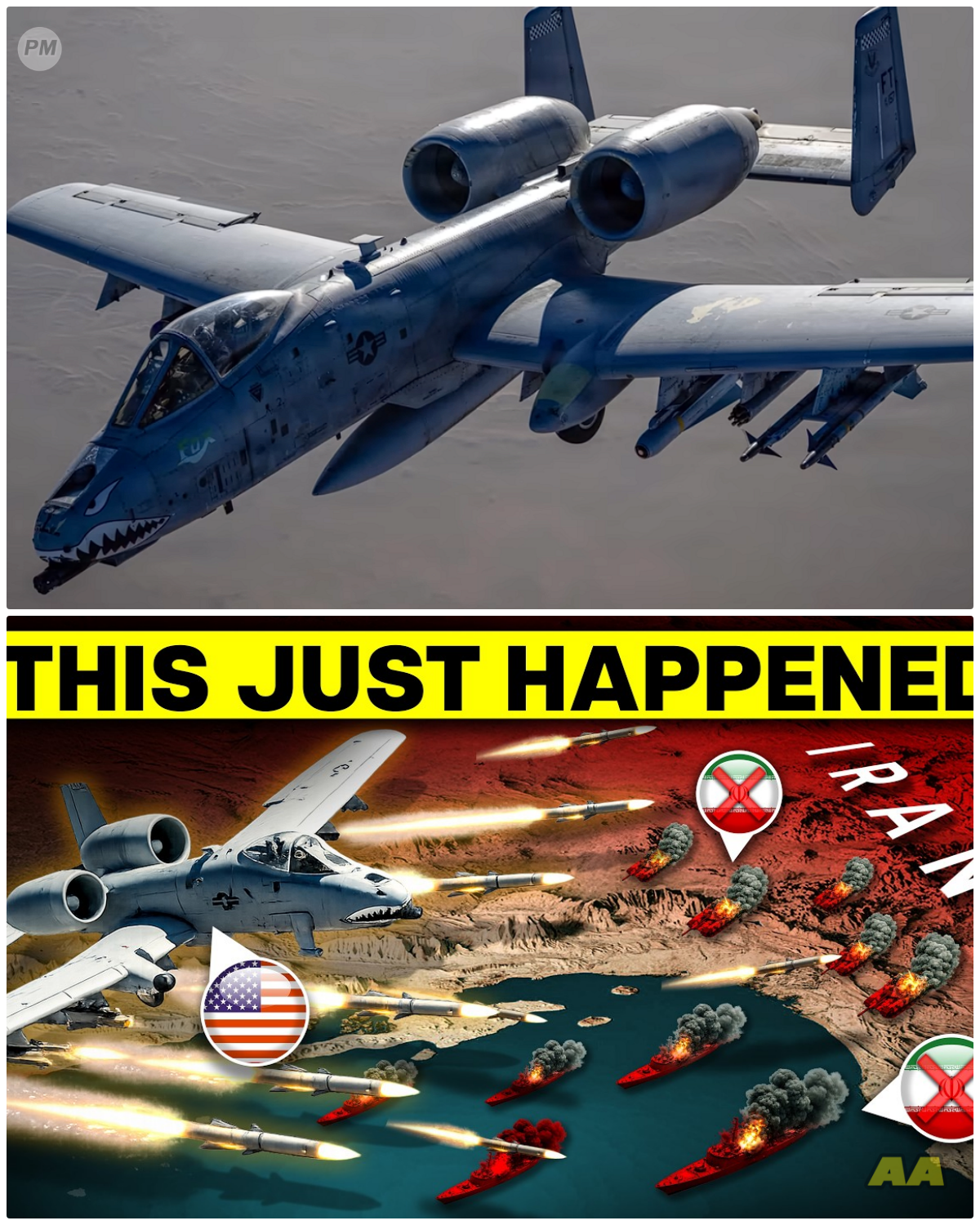 U.S. A-10 Warthog Just HIT Iran So HARD They Thought It Was the END OF THE WORLD!. What began as another routine military movement quickly turned into a moment of chaos and disbelief, as reports claim the unmistakable roar of the A-10 Thunderbolt II echoed across the skies, leaving behind a wave of confusion, fear, and unanswered questions👇