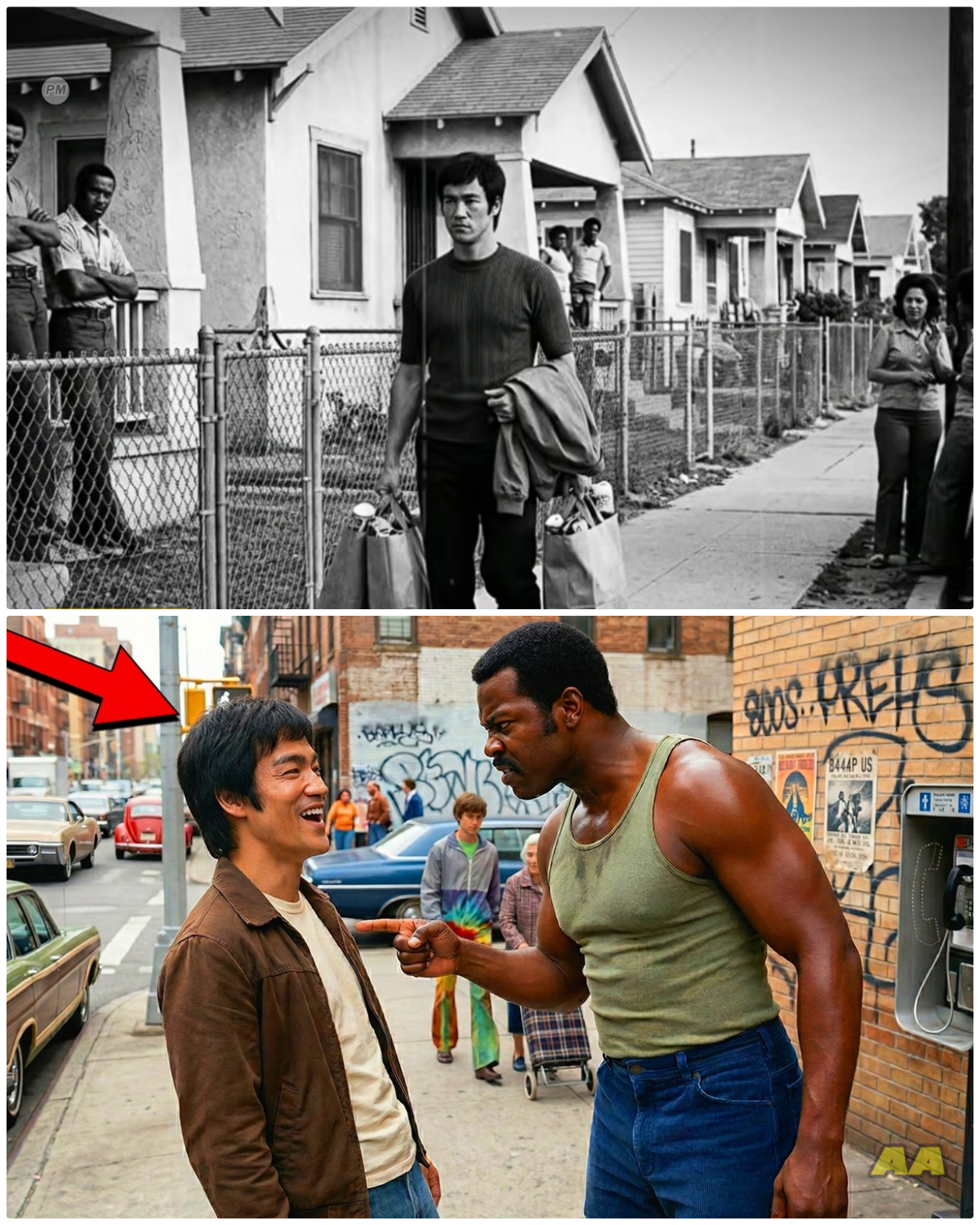 Black Gangster Tried To Intimidate Bruce Lee – 3 Seconds Later This Happens
