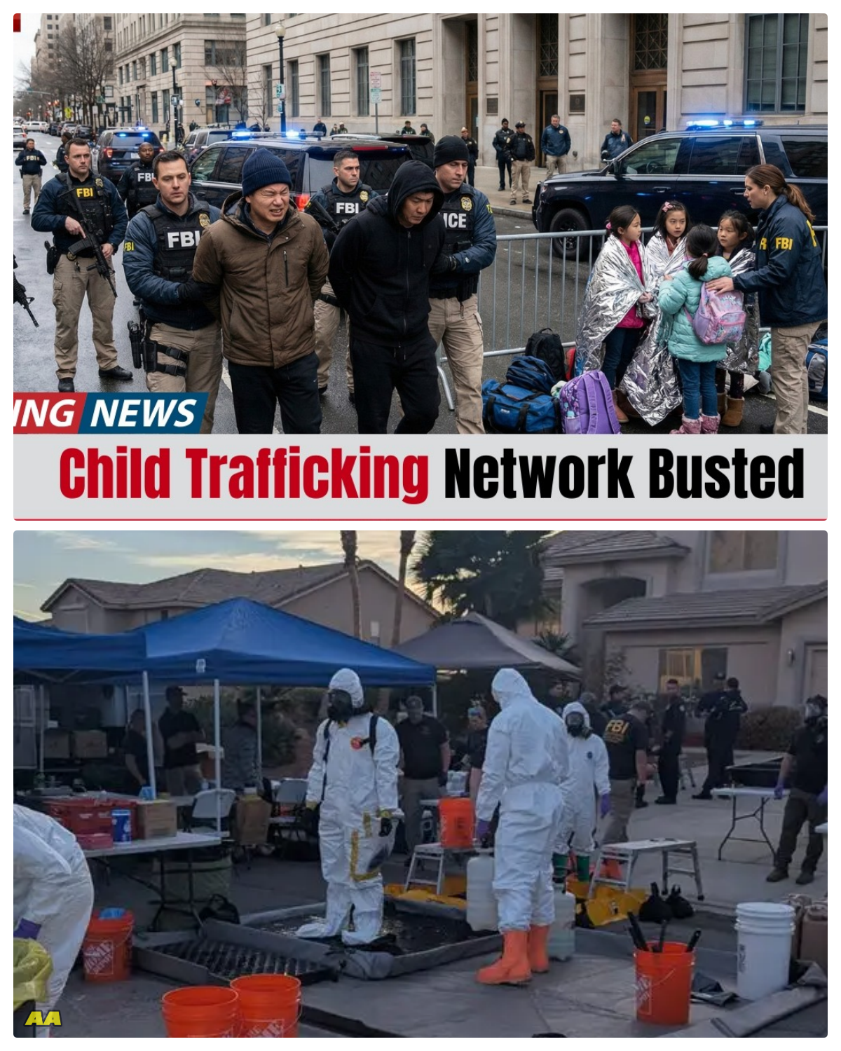 FBI and ICE Bust Major Child Trafficking Ring Inside Chinese Pharmaceutical Lab – 58 Arrested