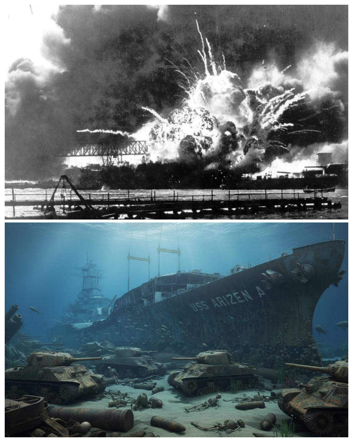 Salvaging and Reviving the USS Arizona (1941) — Honoring a Legend After the Attack on Pearl Harbor