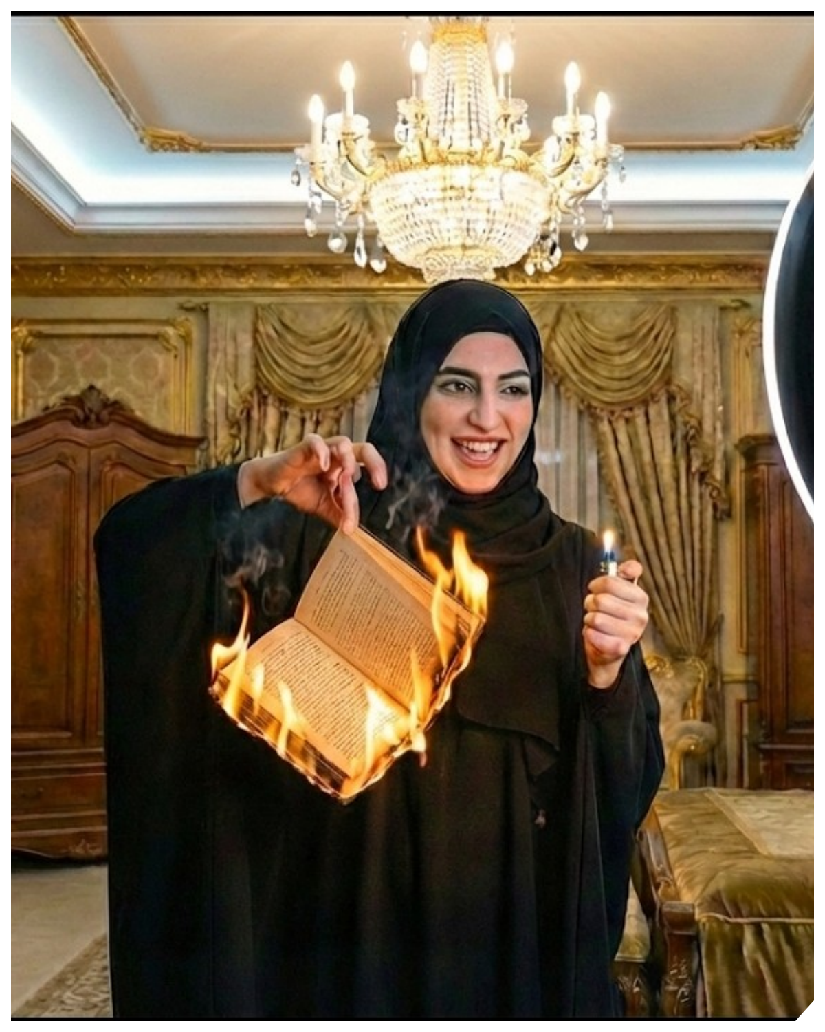 Muslim Woman Burns a Bible Then What Happened That Night Terrified Her