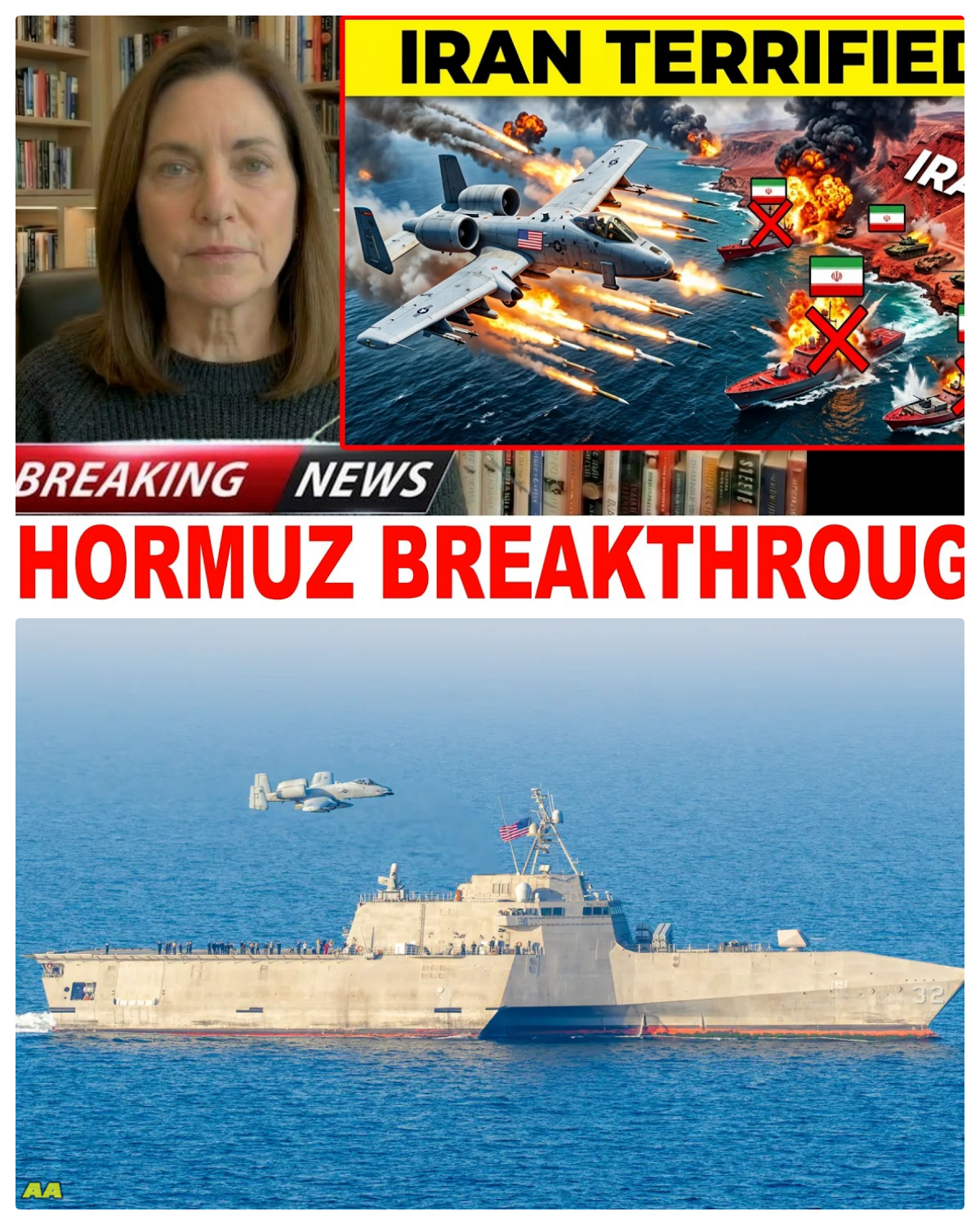 U.S. A-10 Warthog Enters the Fight in the Strait of Hormuz