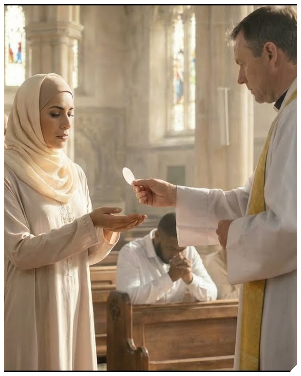 Muslim Woman Takes Holy Communion And What Happened At The Altar Will Shock You