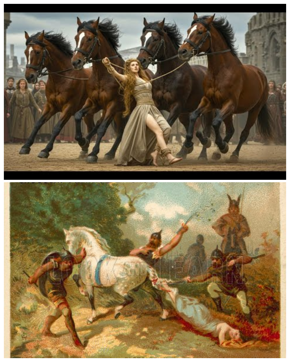 The Horrible Death of Brunhilda of Austrasia