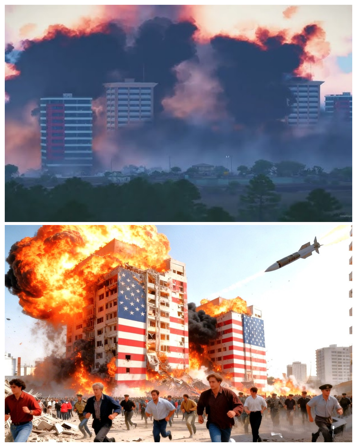 Breaking news! 9 buildings housing thousands of US personnel suddenly collapsed, see what happened!