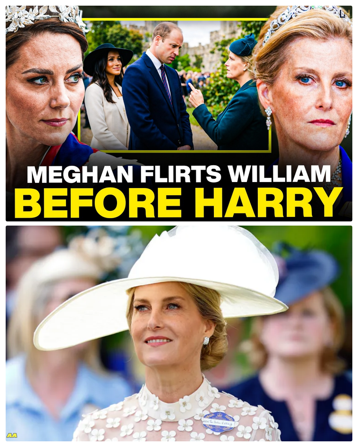 Sophie Finally Says It: Meghan’s Flirtation With William Ended Her Royal Life Overnight