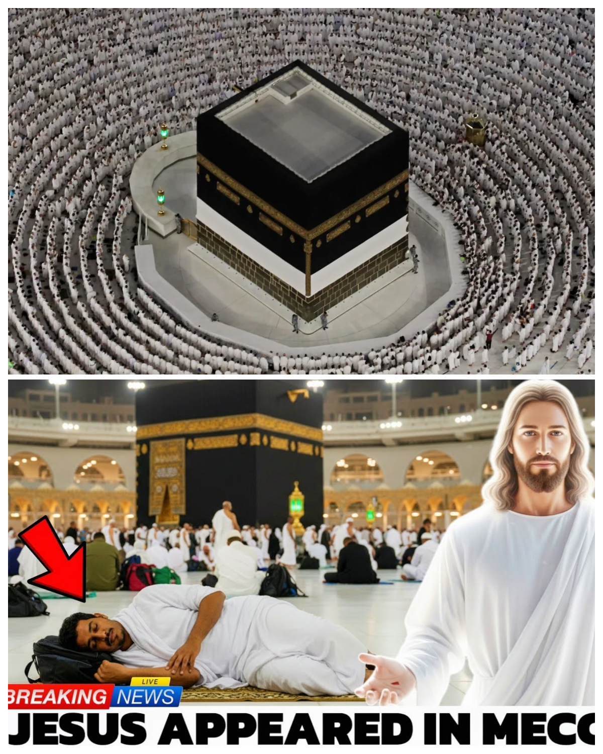 Muslim Pilgrim Sees Jesus While Sleeping Near the Kaaba in Mecca