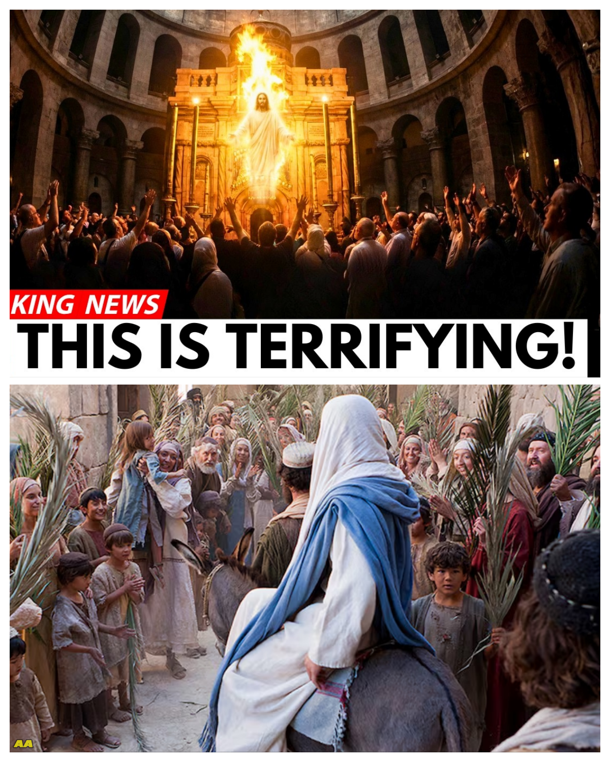 HOLY FIRE 2026 IN JERUSALEM! Jesus Spirit Appears And Then This Happened.<p>.<p>.<p>