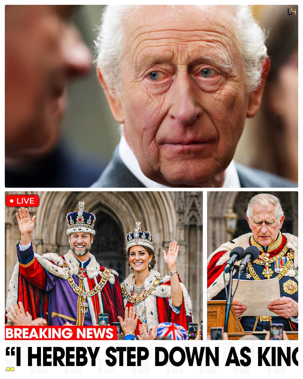 I’m Abdicating! King Charles Bows Out In FINAL Speech, DECLARES William & Catherine’s Coronation
