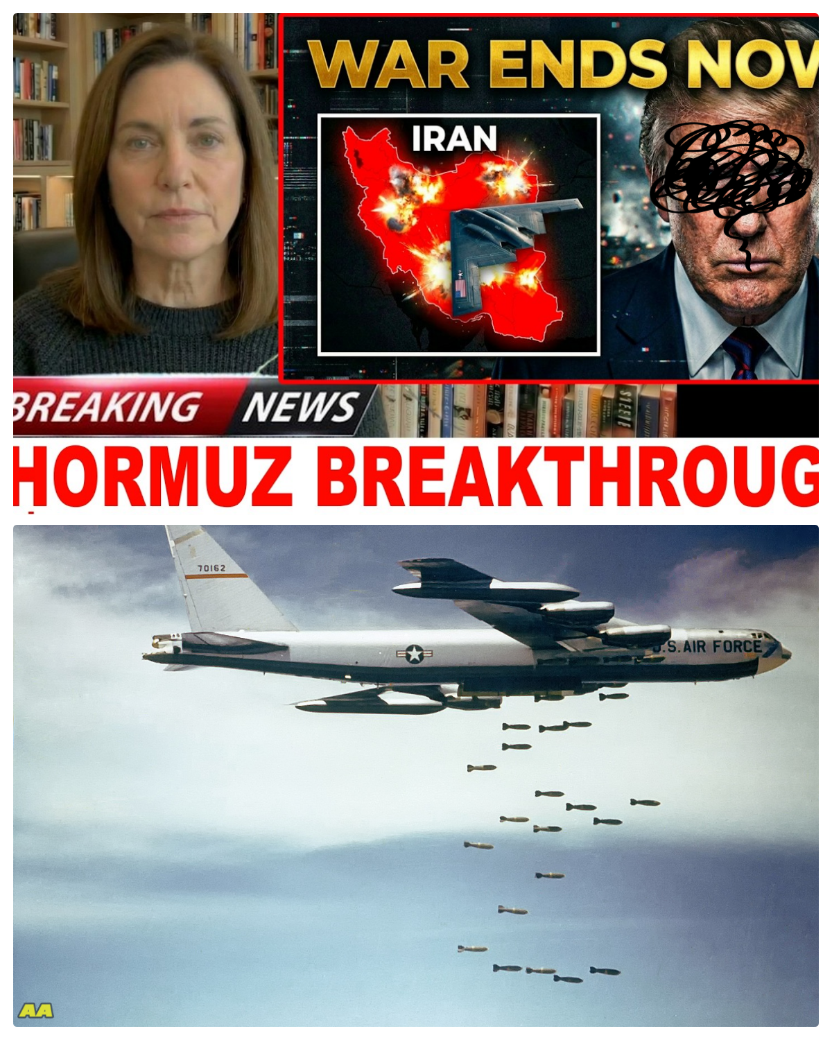 Massive FIREBALLS Over Iran — B-52 Strikes Trigger Explosive Chain Reactions