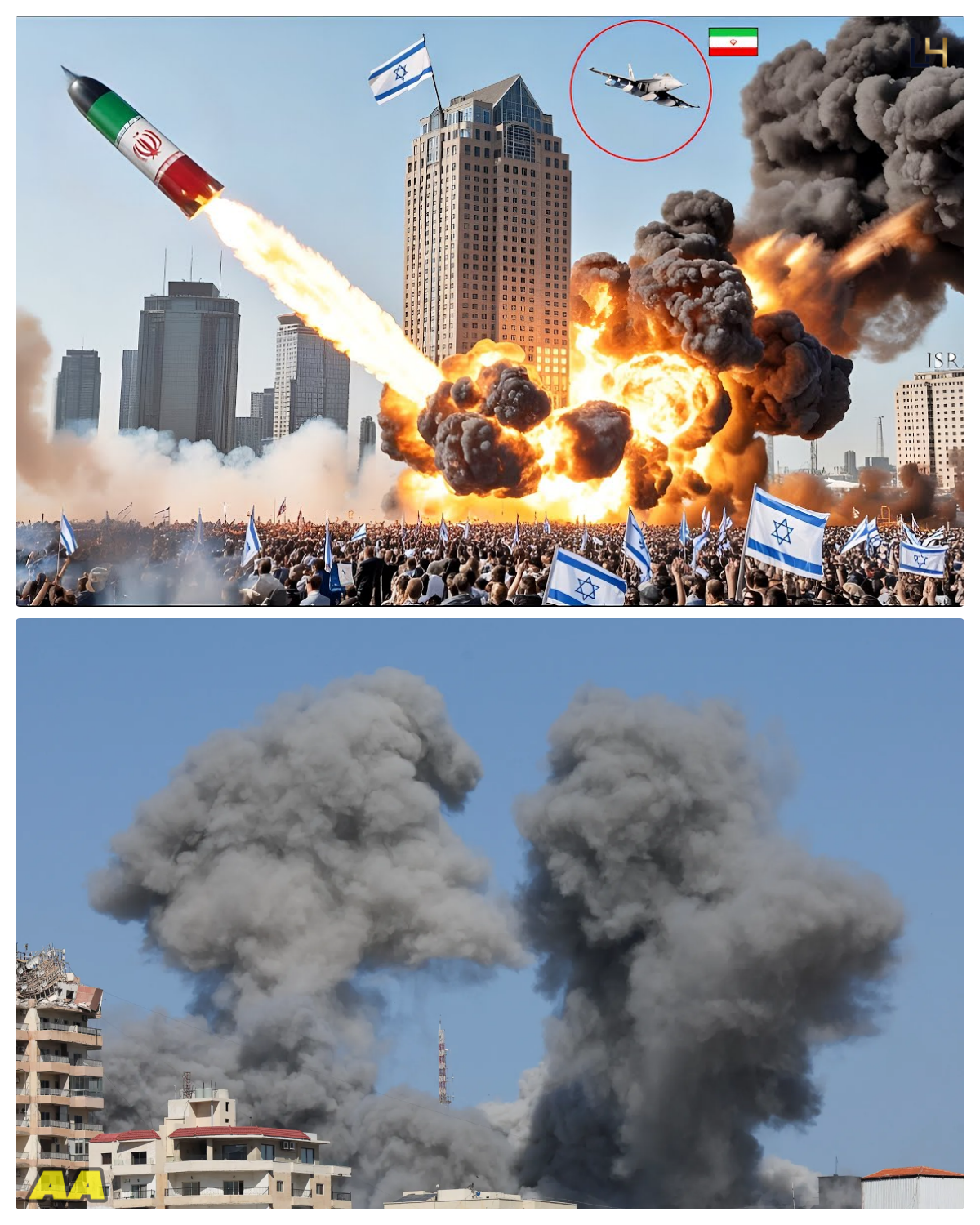 Tel Aviv has been completely destroyed! Iranian missiles are bombing – residents are screaming and running!