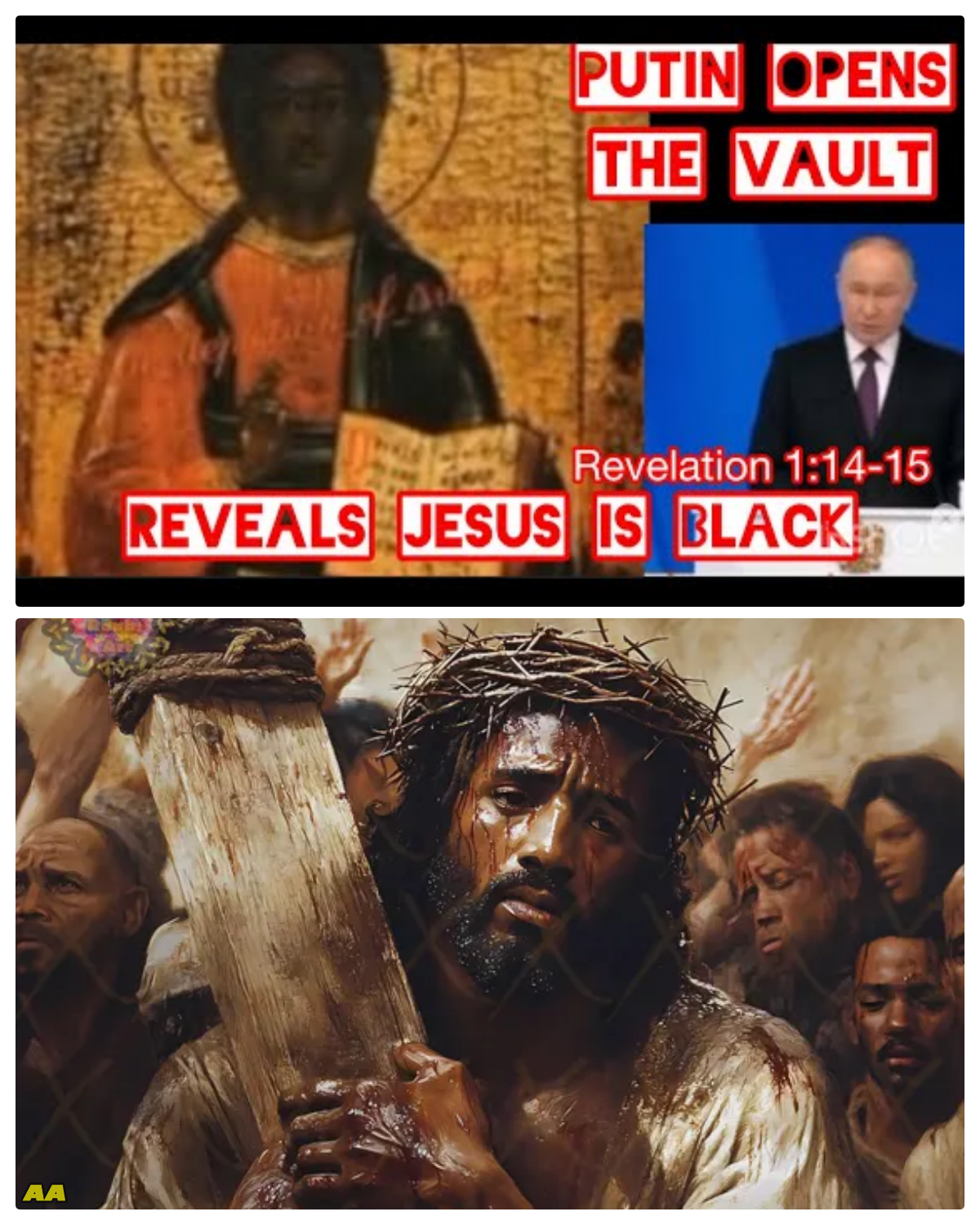 Putin opens the VAULT to reveal Jesus is black