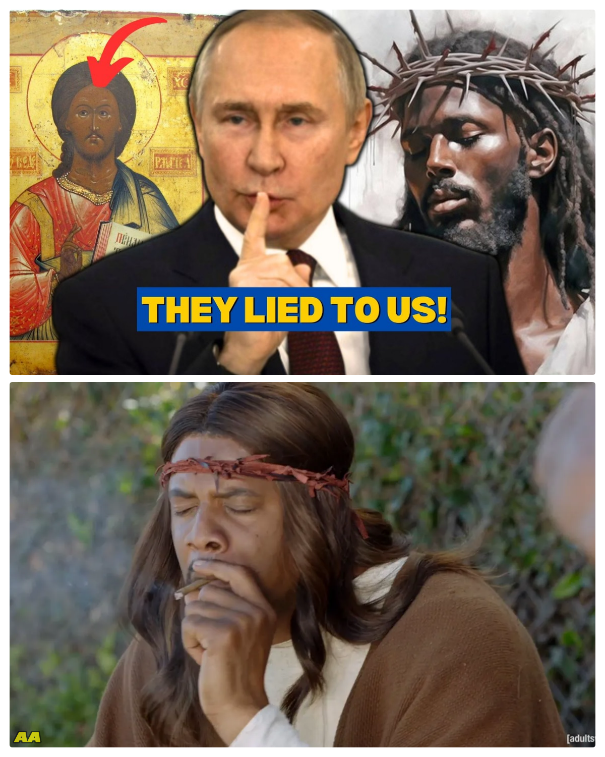Putin opens century old vault to reveal that Jesus was black!