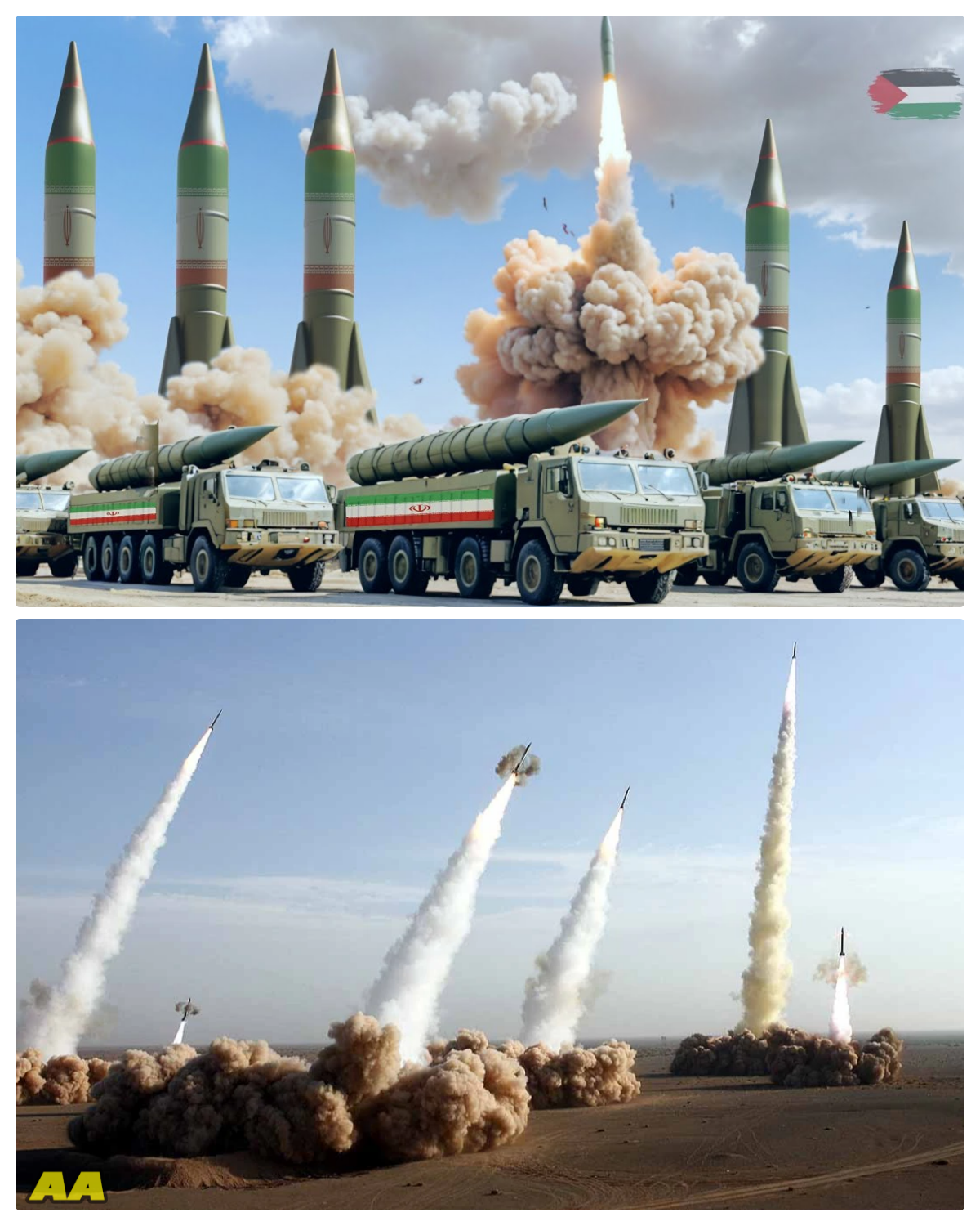 15 minutes ago! Iranian hypersonic missile destroys Israeli airfield.