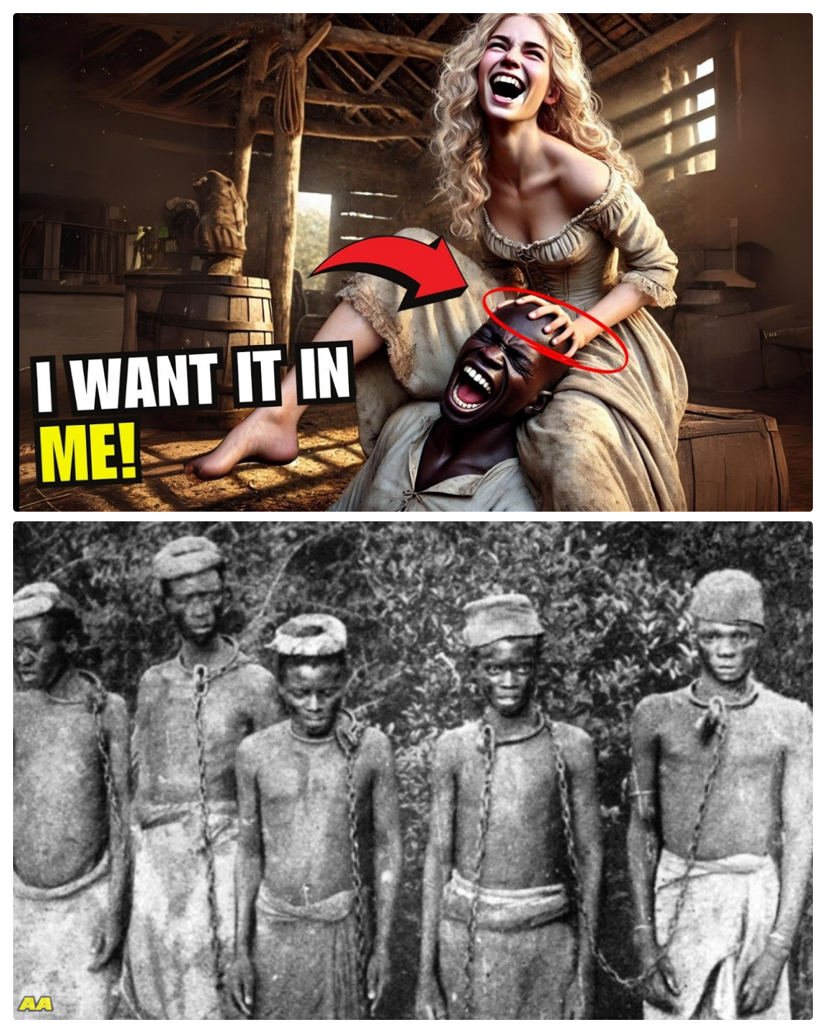 How White Step-Mothers Used Black Male Slaves for Pleasure