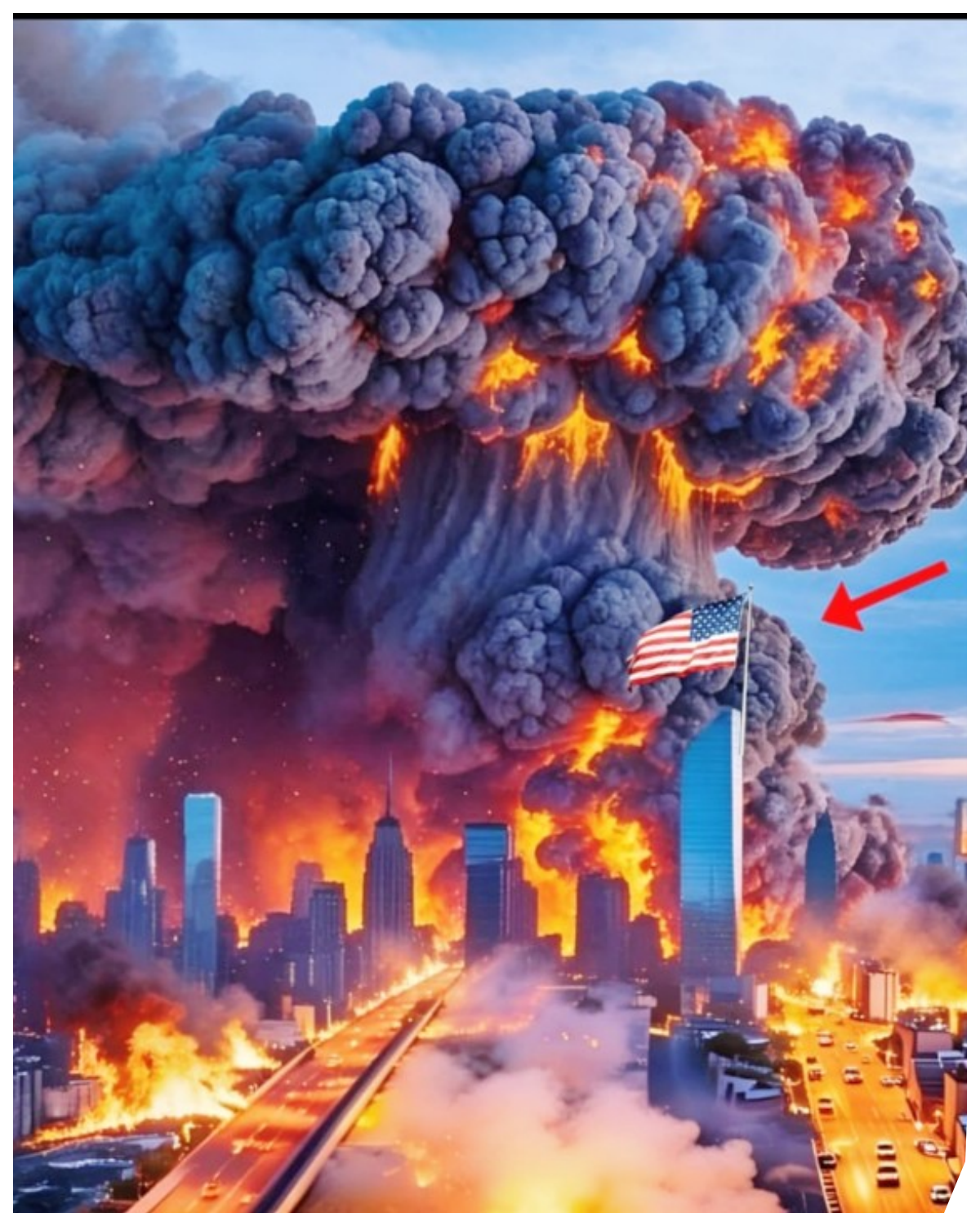 It just happened! The largest US oil refinery was destroyed by a nuclear missile. Look what happened