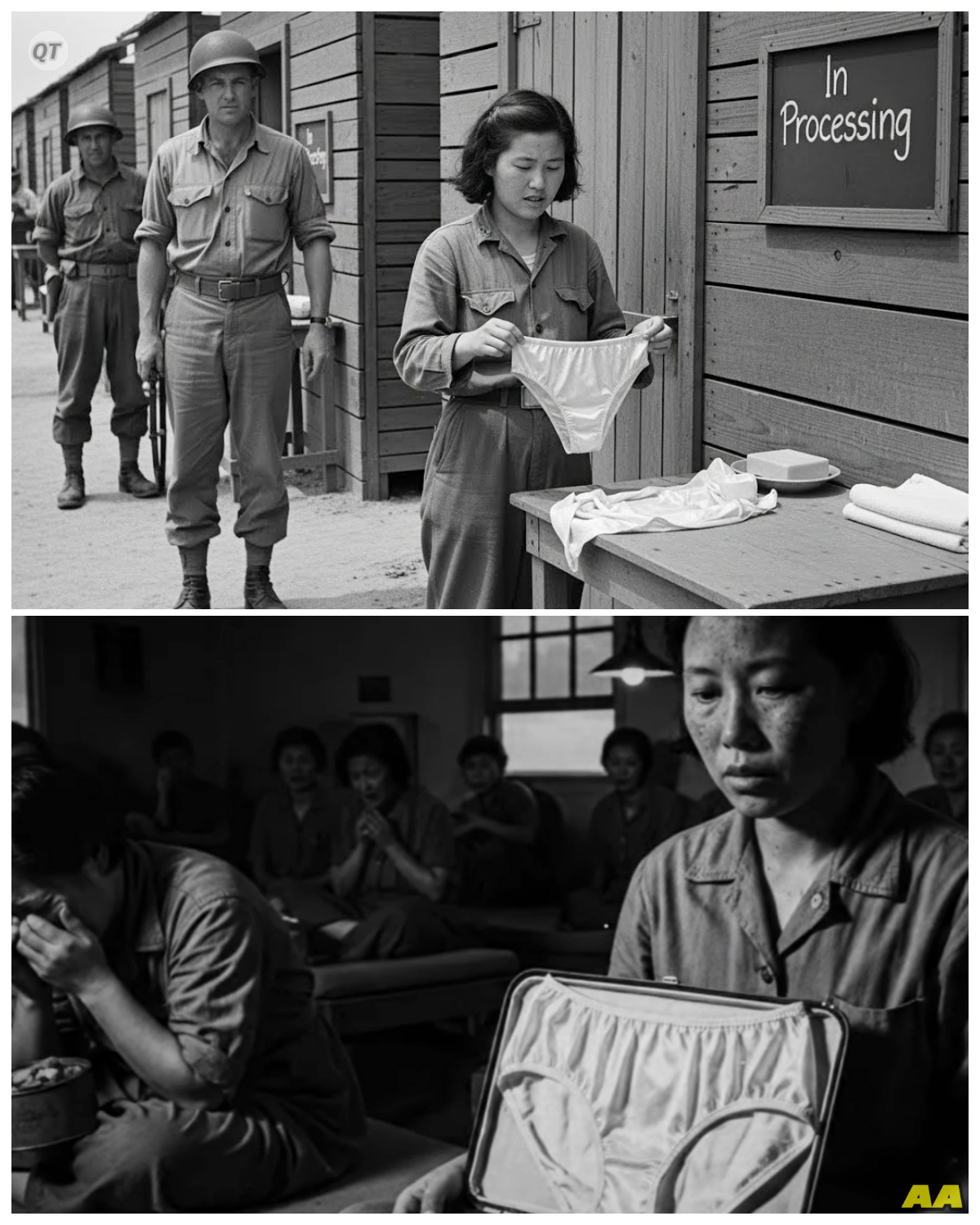 Japanese Women POWs Couldn’t Believe When Americans Gave Them Silk Underwear-ZZ