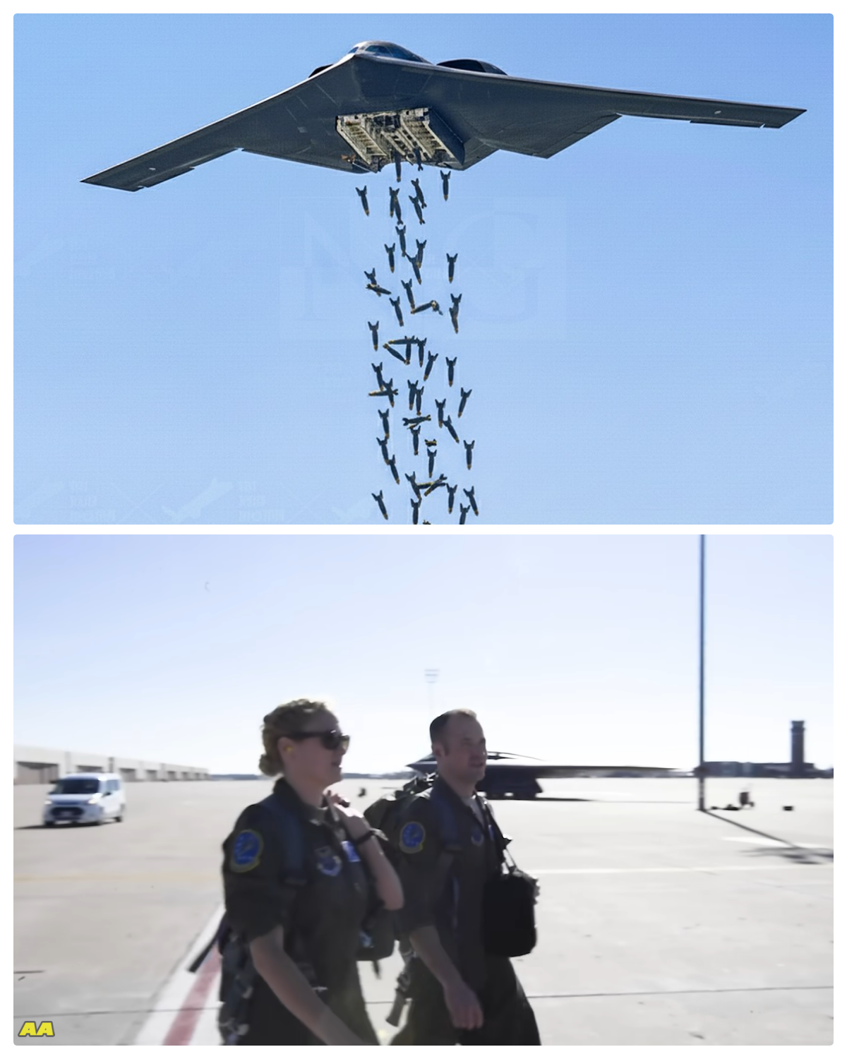 Female B-2 Spirit Pilot Dominates Tehran Skies