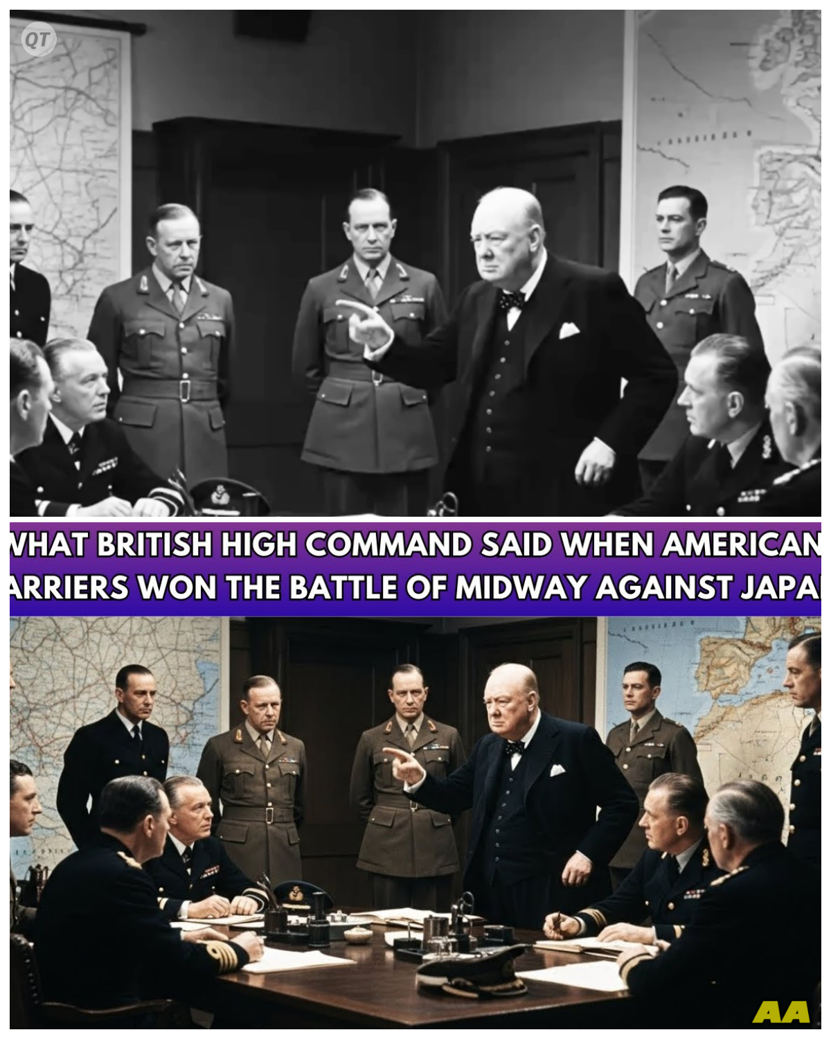 What British High Command Said When American Carriers Won the Battle of Midway Against Japan-ZZ