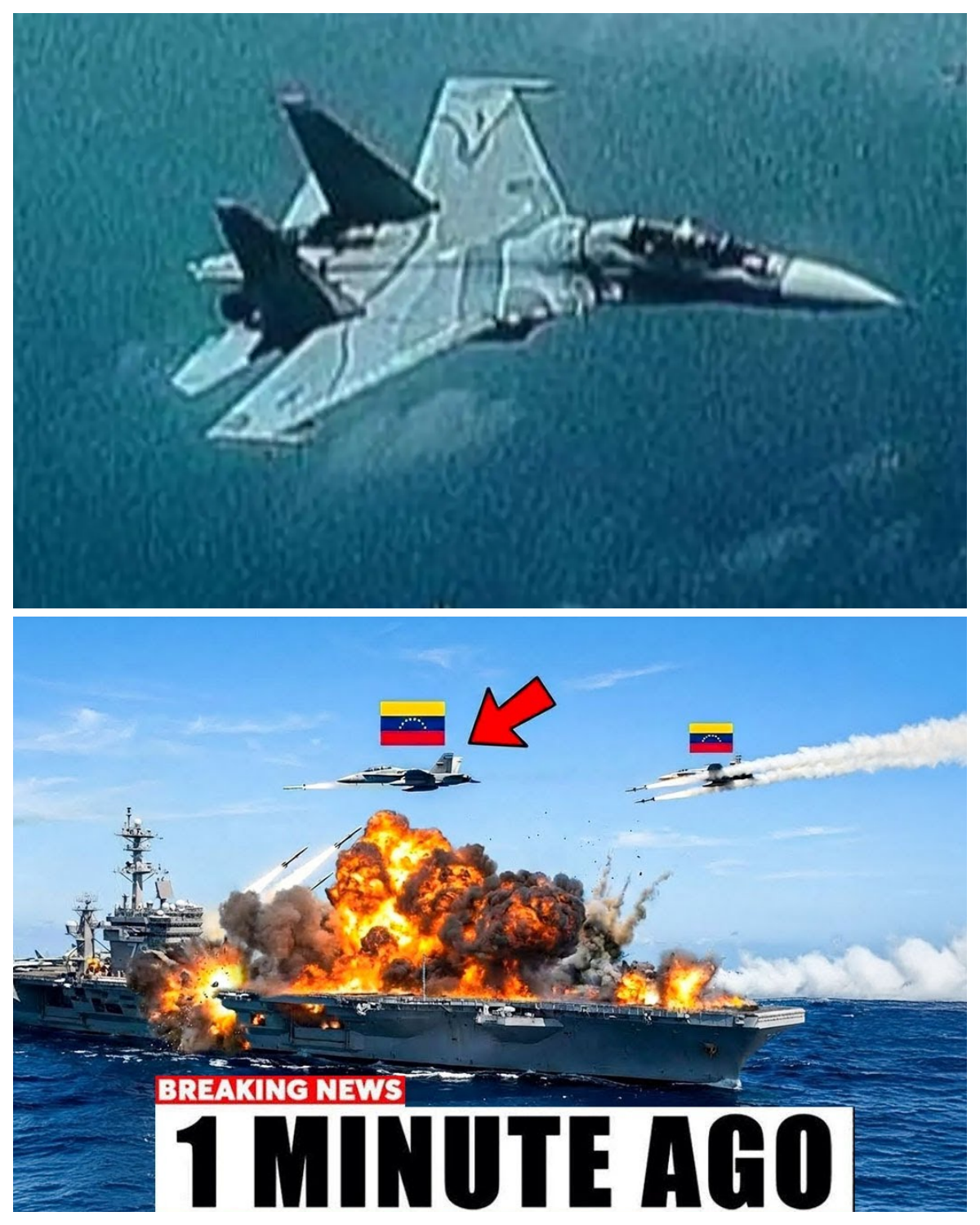 2 Venezuelan Su-30 Jet ATTACKS USS George Washington – Then THIS Happened NOBODY EXPECTED