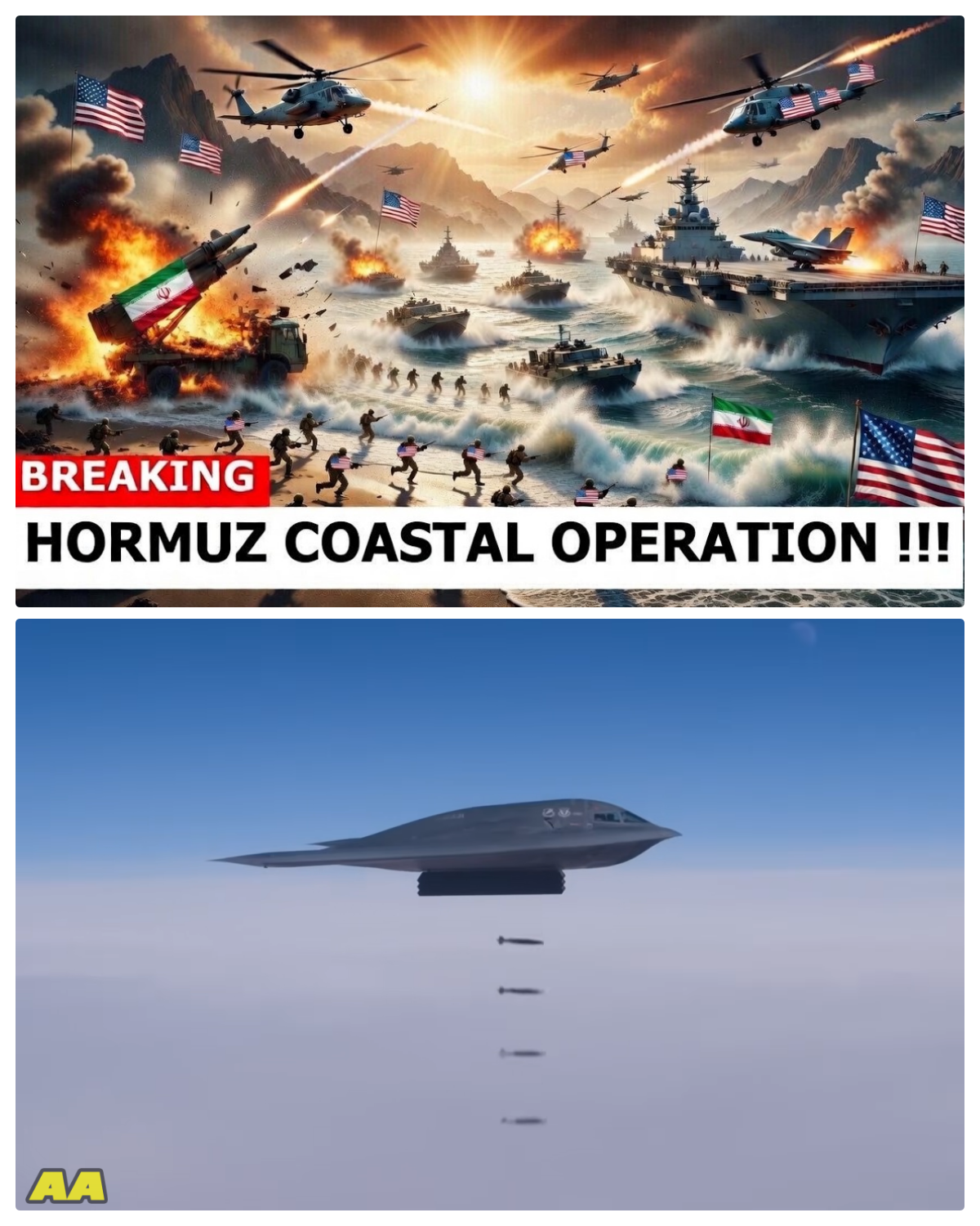 Breaking: AH-1 Cobra & U.S Marines Expeditionary Unit Captured Hormuz Coastline (Fictional Scenario)