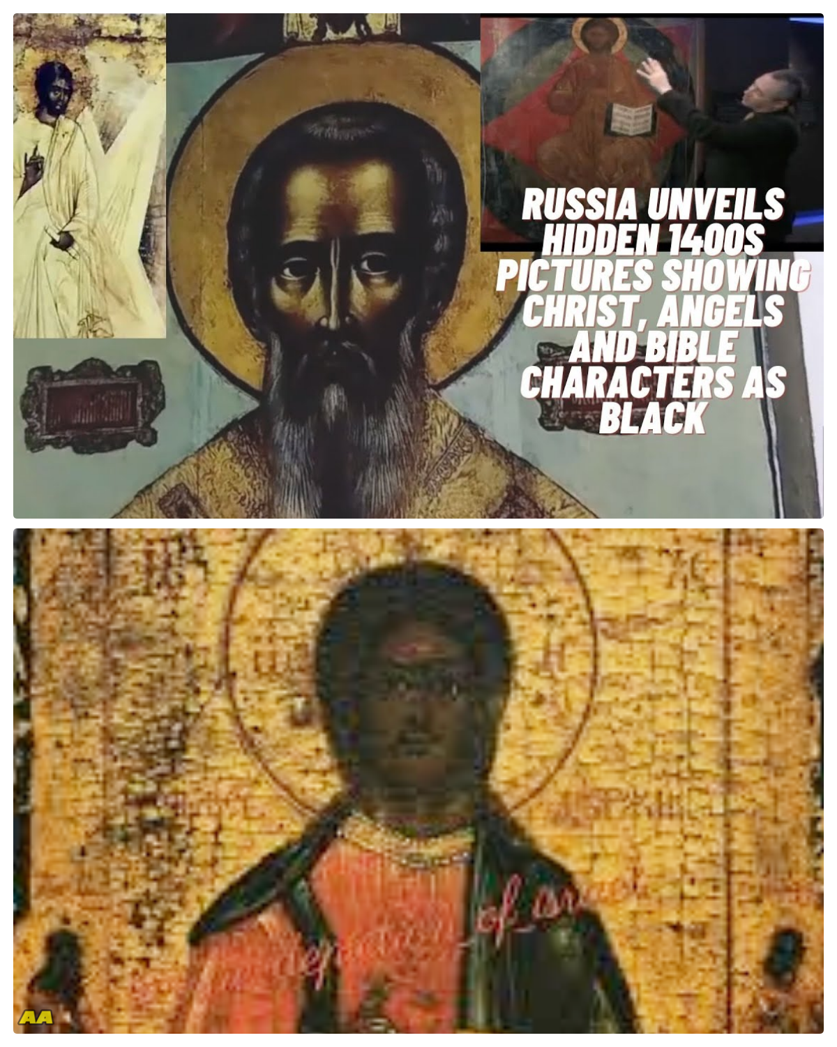 Russia opens its cellars and shows 1400’s picture of Jesus.