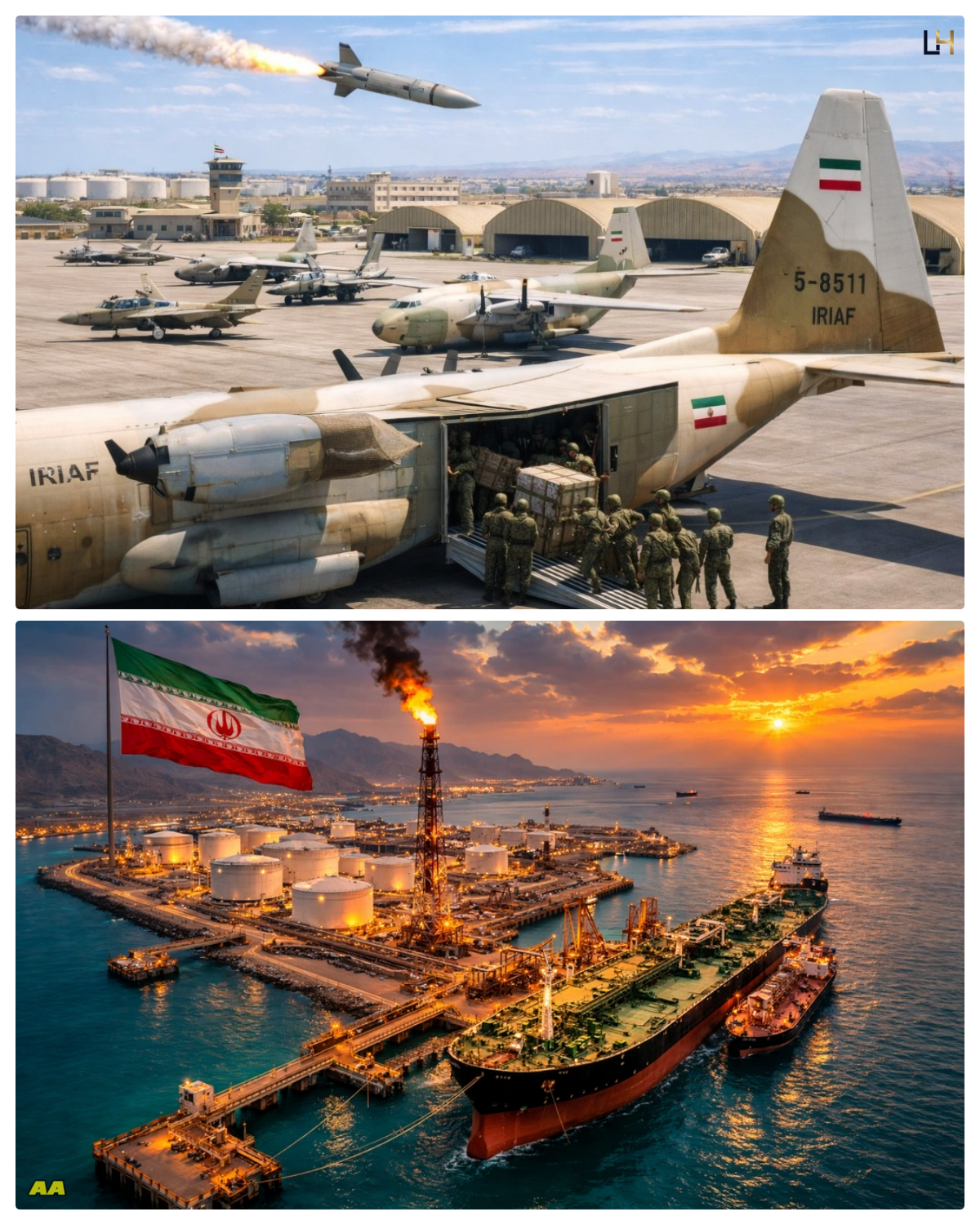 BREAKING NEWS! The US Air Force has successfully destroyed an Iranian military base.