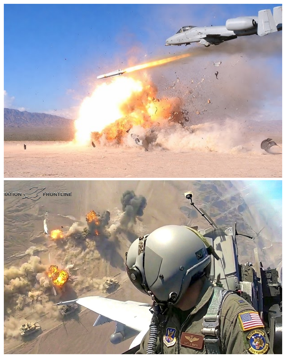 U.S. Tests New A-10 with Special Ammunition and Destroys Terrifying Ground Targets