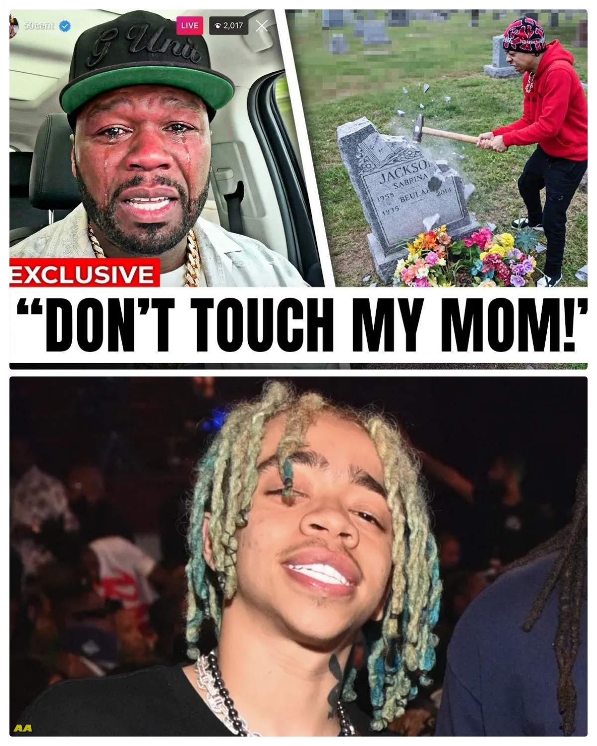 50 Cent Breaks Down Talking About His Mother After King Harris’ Disrespectful Video..