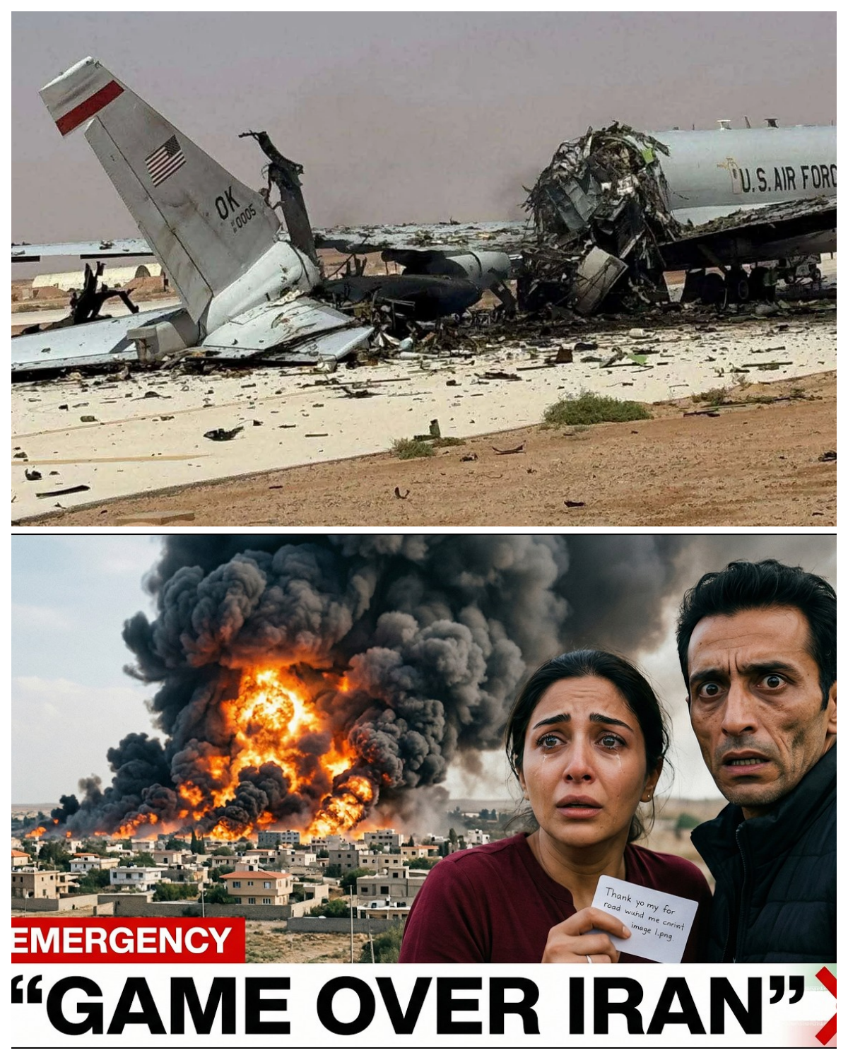 US Air Force’s Attack: It Is Game Over For Iran!!