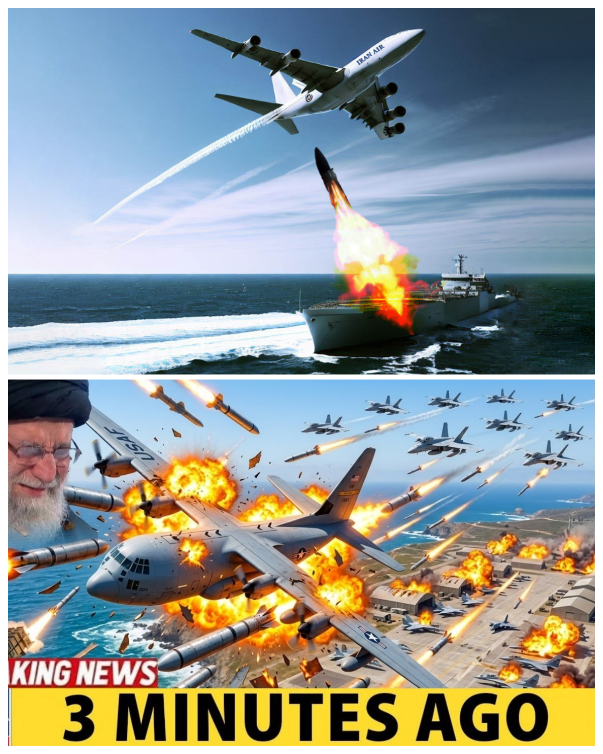 2:19 PM – Iran Locked a Missile on US Navy Jets Over Kerman — Then THIS Happened… | USA vs Iran