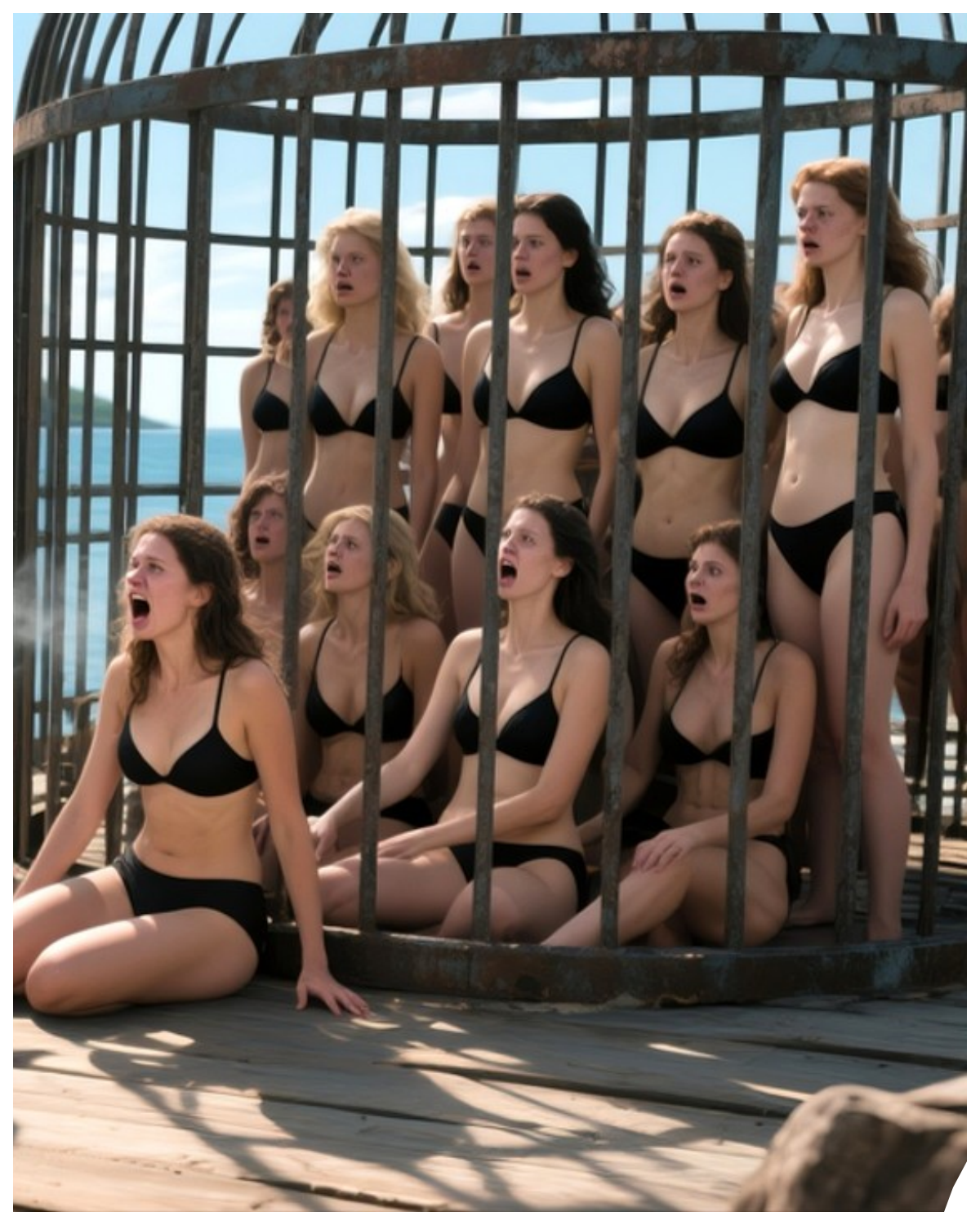 VERY TERRIBLE! Hostage Girls Caged and to be Executed by Enemy General, Saved by Sniper – ARMA 3