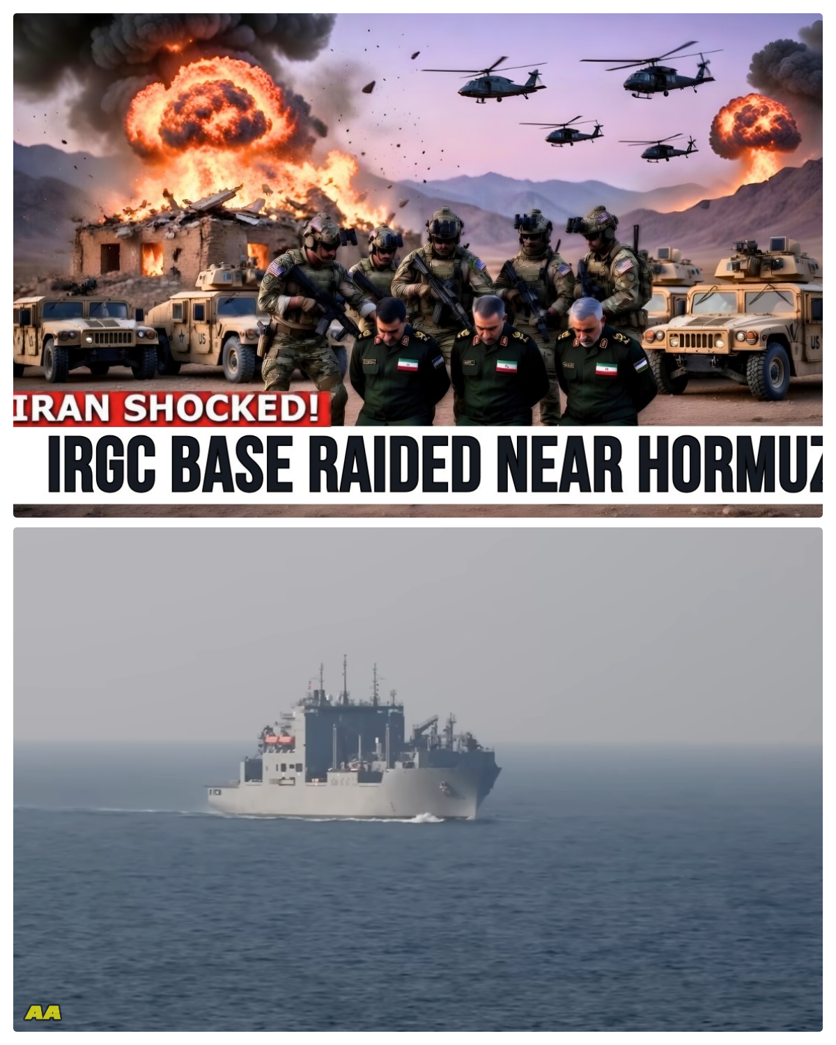 Iran Shocked! 5,000 US Special Forces Raid IRGC Command Center on Hormuz Coast