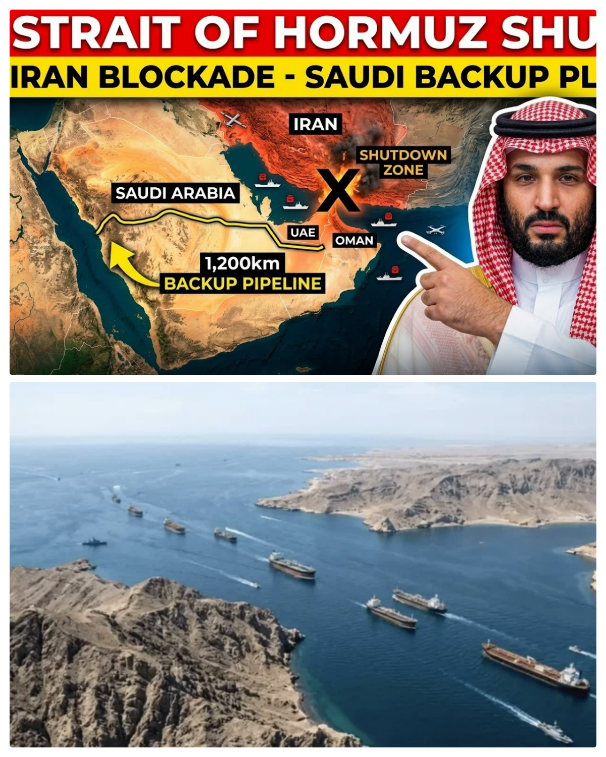 Iran Shuts the Strait of Hormuz… But Saudi Arabia Had a 1,200km Backup Plan