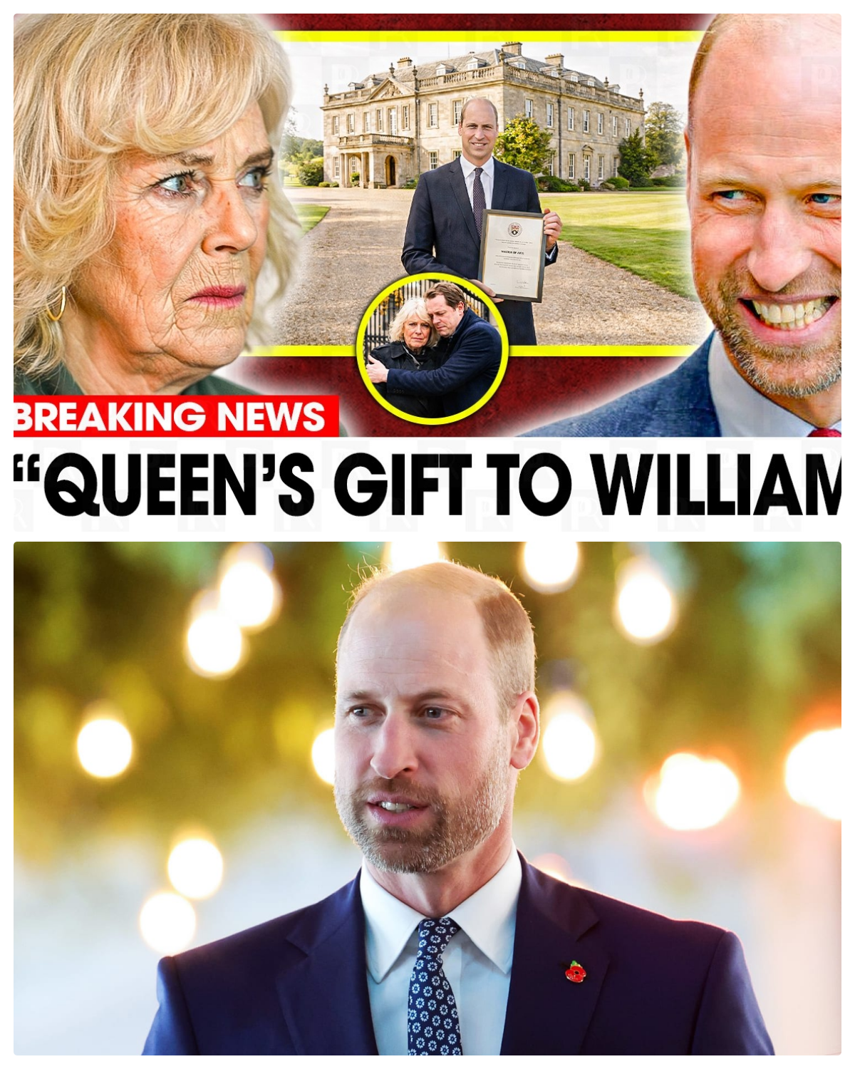 Prince William Becomes Owner of Queen’s Private Estate, Leaving Camilla’s Family Fuming!