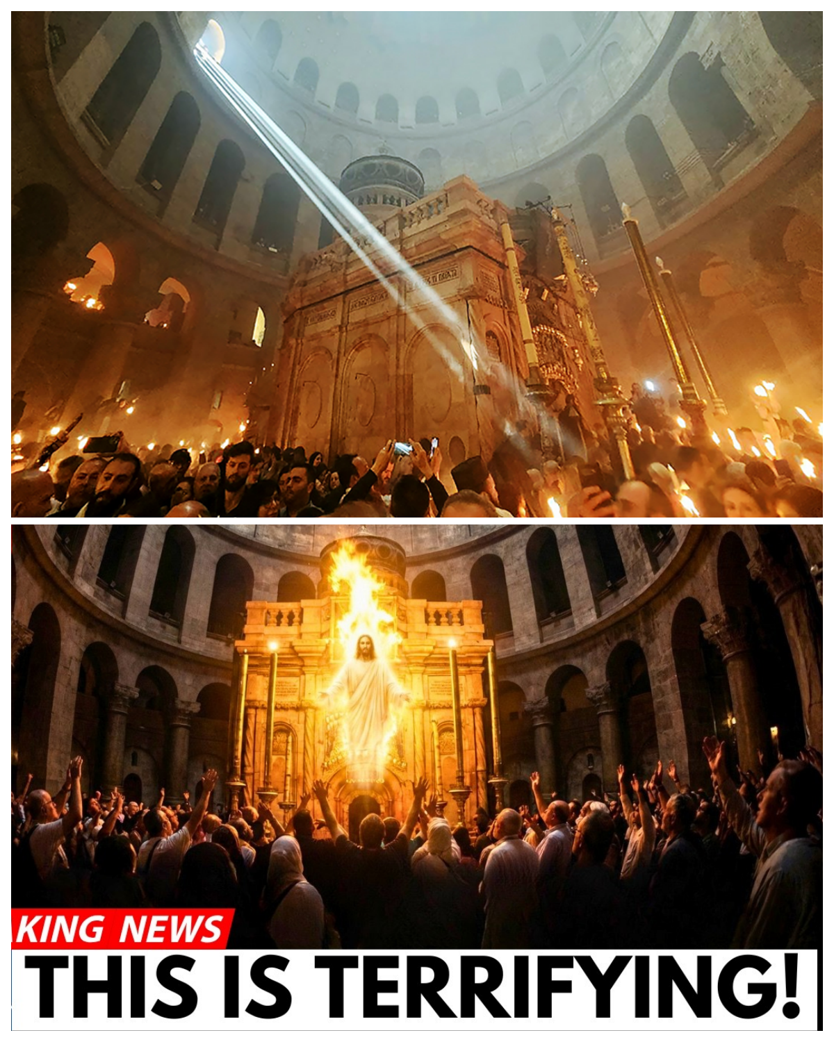 HOLY FIRE 2026 IN JERUSALEM! Jesus Spirit Appears And Then This Happened.<p>.<p>.<p>