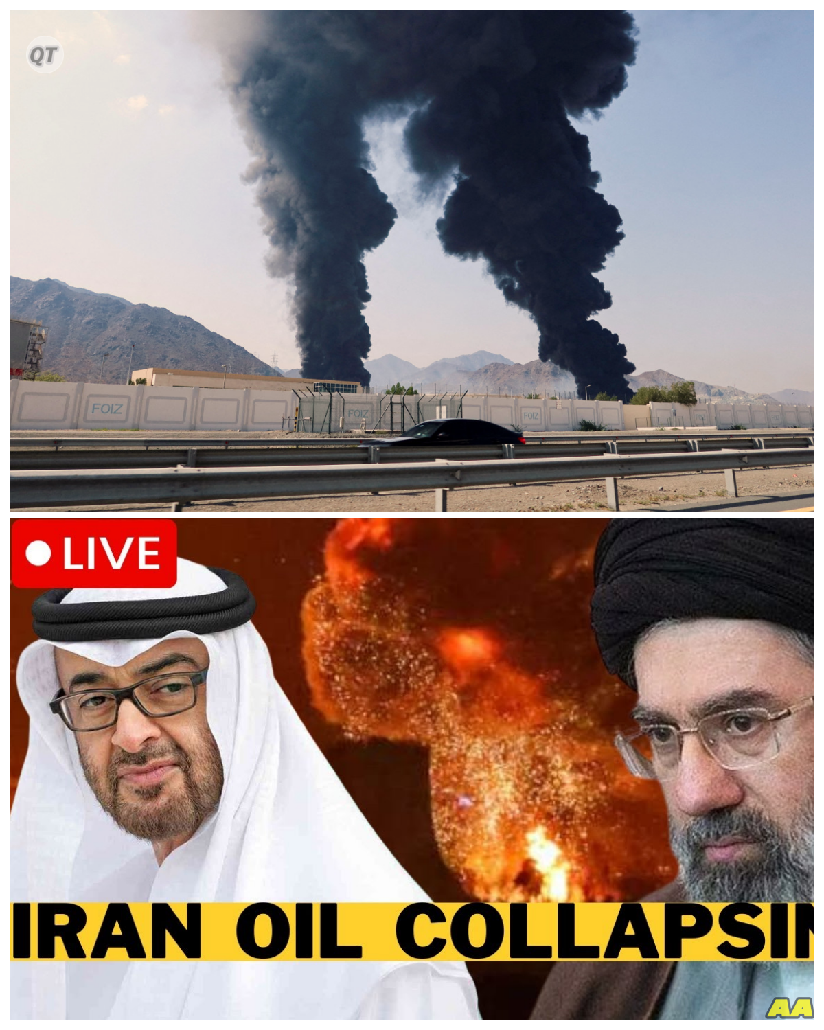 “OIL FIELDS UNDER FIRE: UAE’s WAR on Iran Sends IRGC Infrastructure CRASHING DOWN!” -ZZ  In a dramatic escalation that has the world on edge, the UAE has declared an all-out oil war against Iran, targeting the IRGC’s critical infrastructure! As reports of collapsing facilities emerge, the implications for the region’s stability are profound. What sparked this fierce confrontation, and what are the potential fallout and repercussions? This explosive situation is unfolding rapidly, and the consequences could reverberate far beyond the borders of Iran and the UAE!