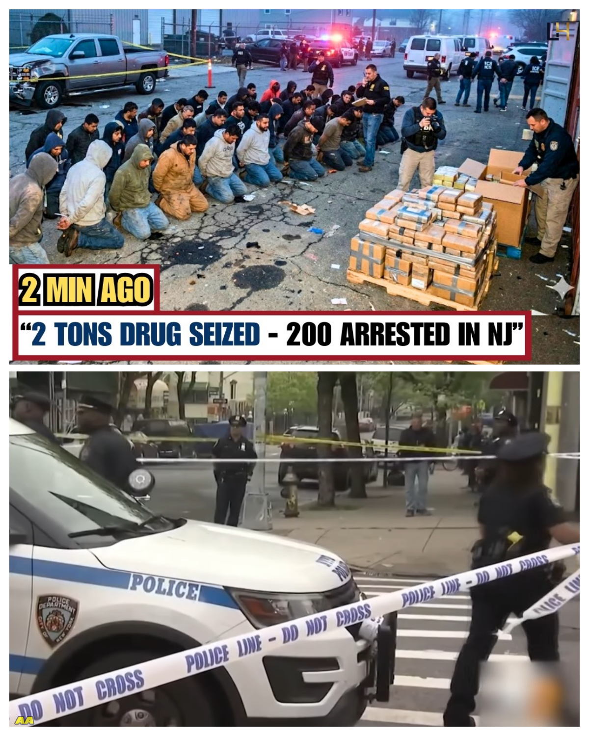 FBI & DHS Arrested 200 Illegals at New Jersey Border – 2 Tons of Dr*gs Seized